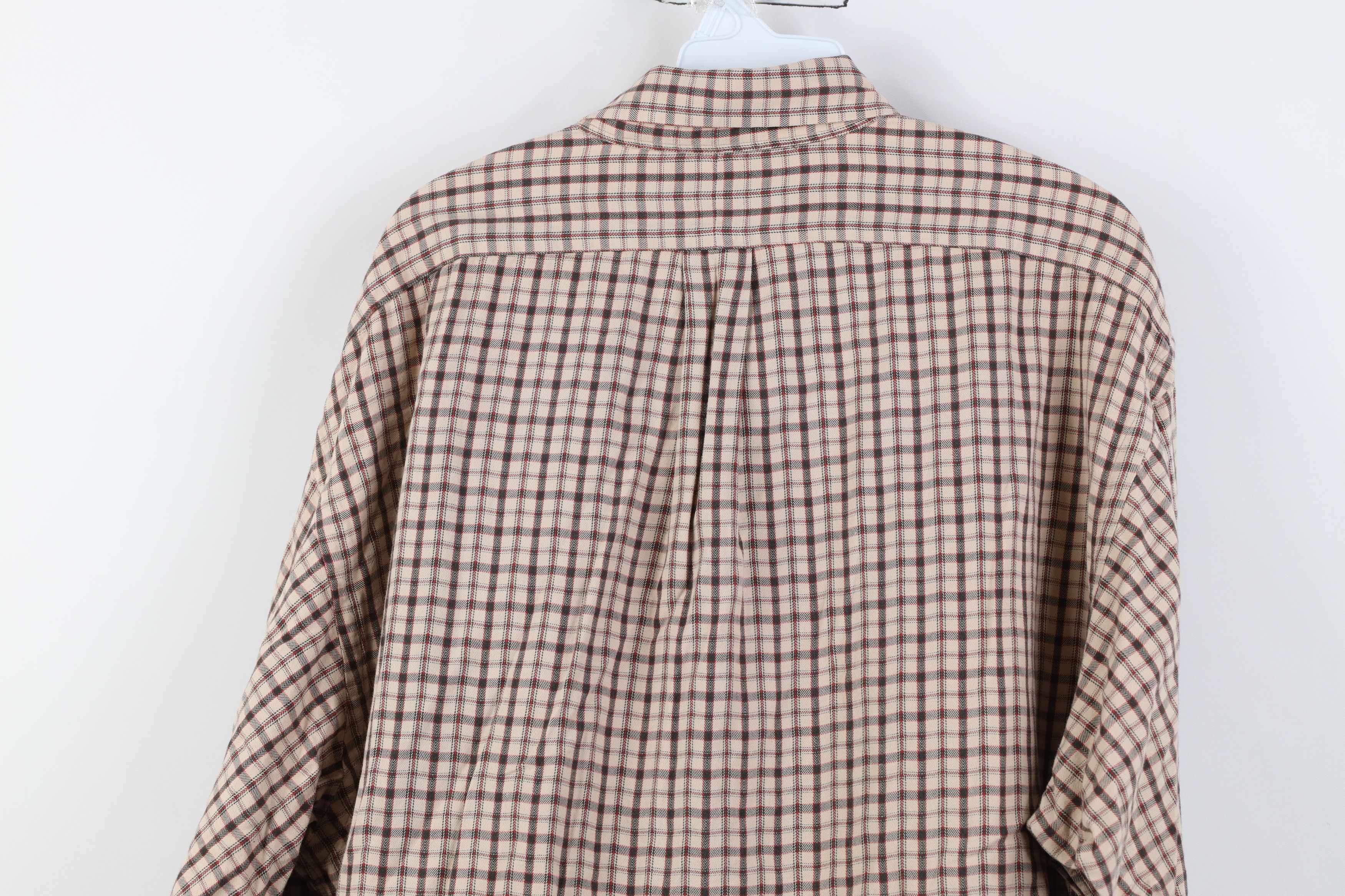 Ralph Lauren Vintage 90s Ralph Lauren Flannel Collared Button Down Shirt Size US XL / EU 56 / 4 - 11 Thumbnail