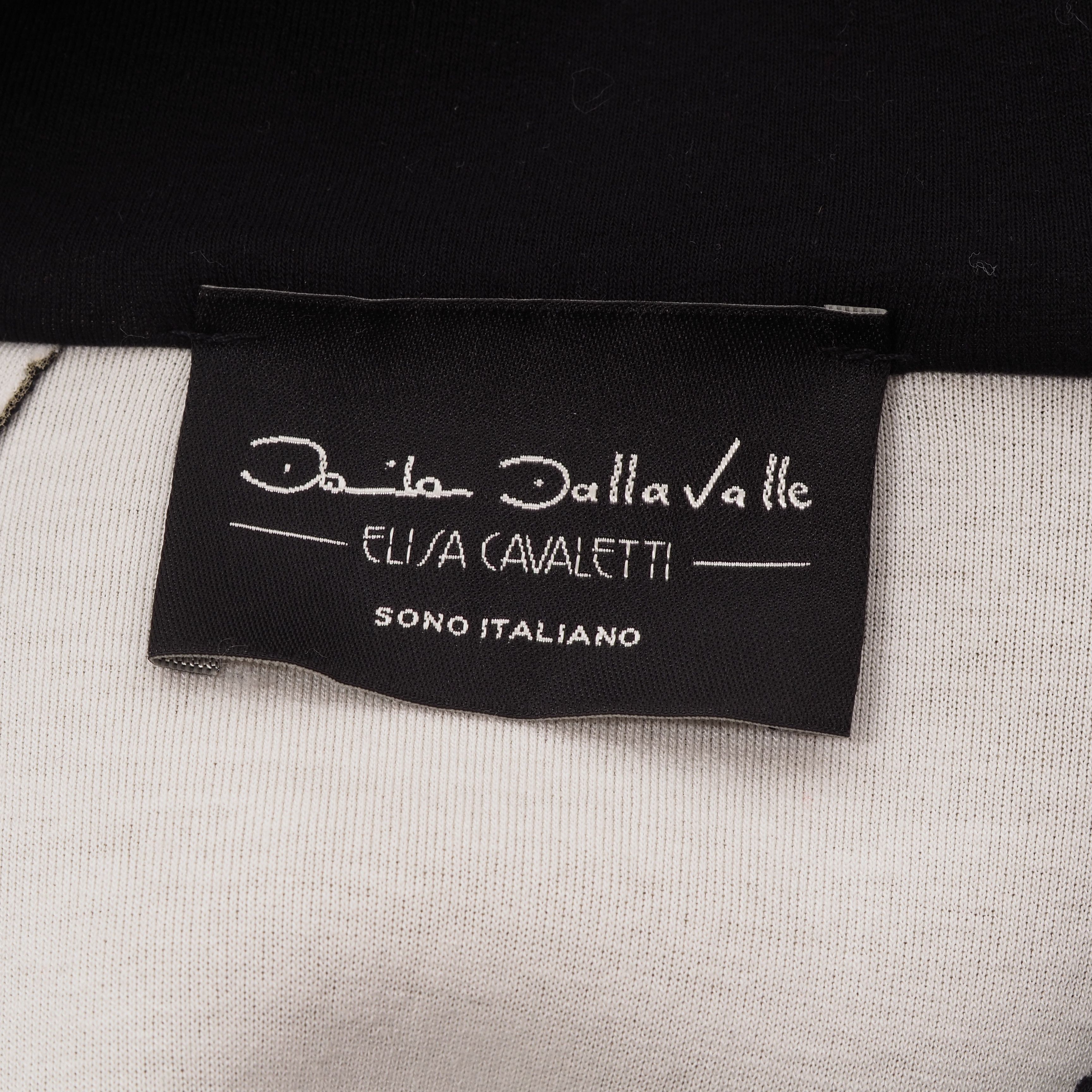 Elisa Cavaletti Elisa Cavaletti Women's Black Viscose Coat Jacket Size M / US 6-8 / IT 42-44 - 5 Thumbnail