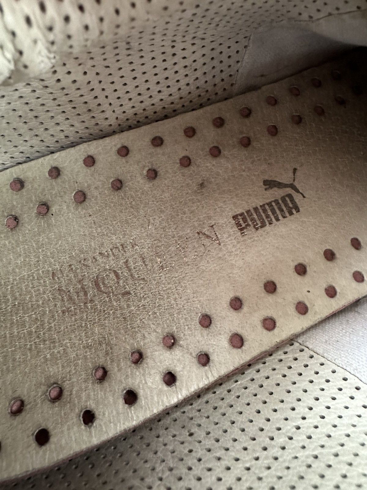 Alexander McQueen × Puma McQueen Puma Vintage Leather Sneaker Shoes Size US 9 / EU 42 - 7 Thumbnail