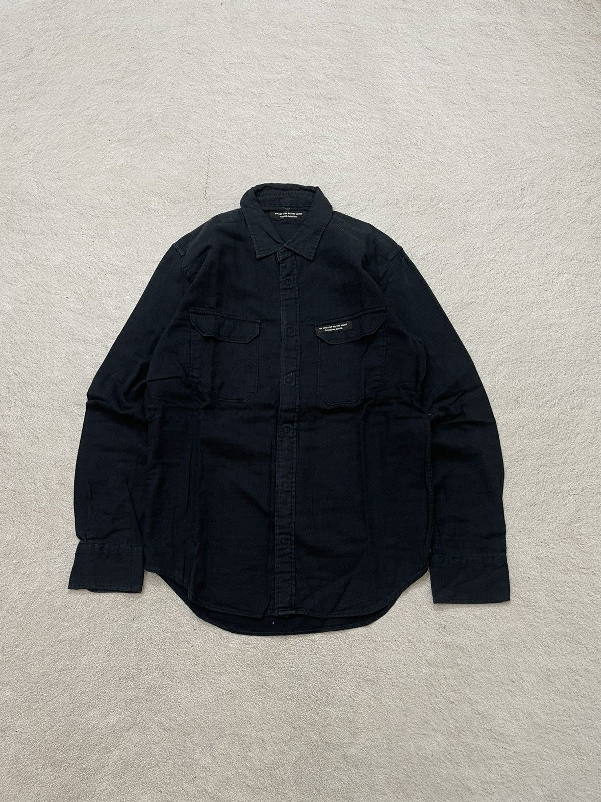 If Six Was Nine 2000s Zucca Archival Black Utility Work Shirt ifsix Hysteric Size US S / EU 44-46 / 1 - 1 Thumbnail
