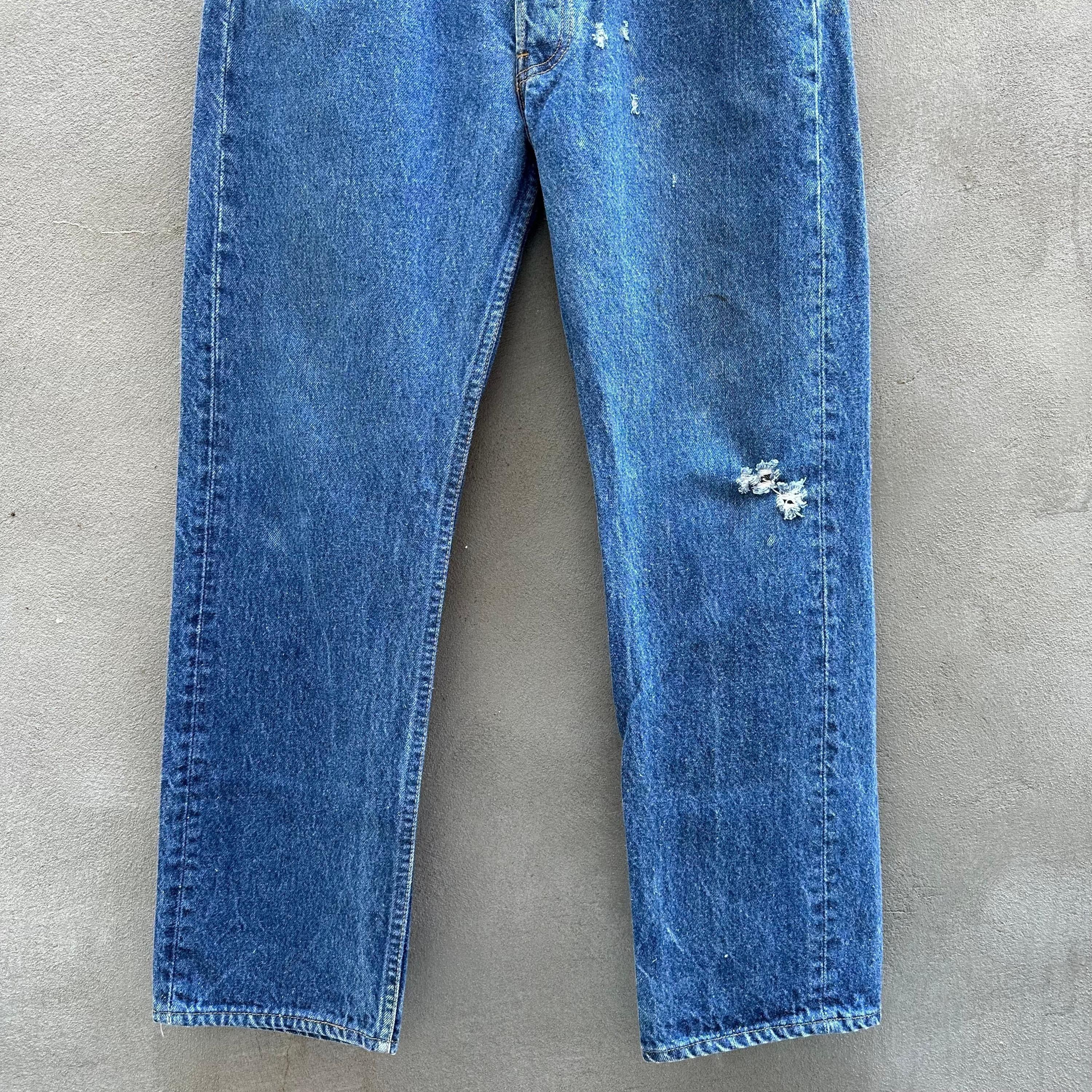 Levi's × Vintage 90's Vintage Levi's 501 Denim Jeans Size US 30 / EU 46 - 3 Thumbnail