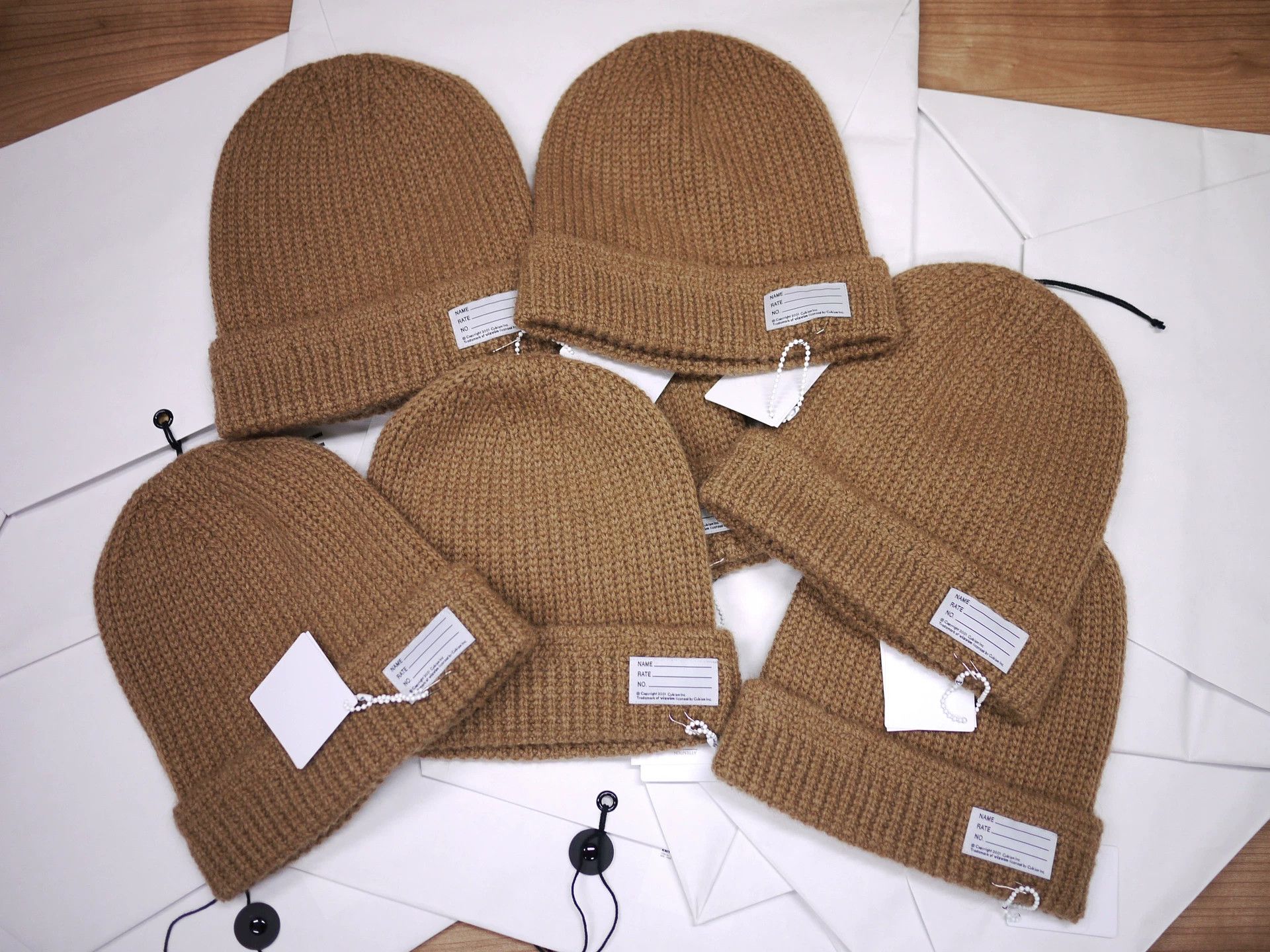Visvim Visvim Camel Wool Knit Beanie F Size ONE SIZE - 9 Thumbnail