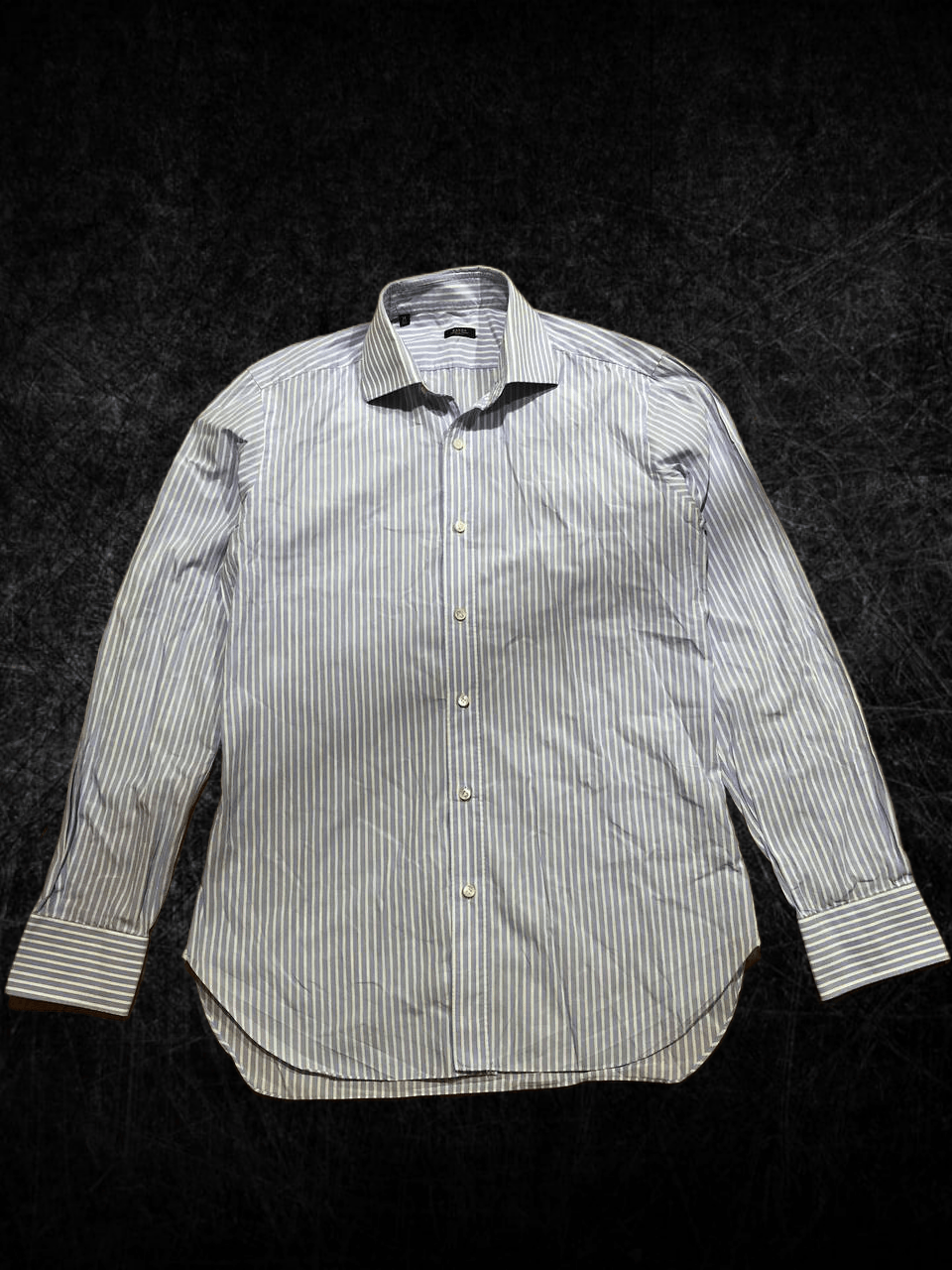 Barba Napoli Barba Napoli Button-Up Classic Casual Striped Blue Shirt Size US M / EU 48-50 / 2 - 1 Thumbnail