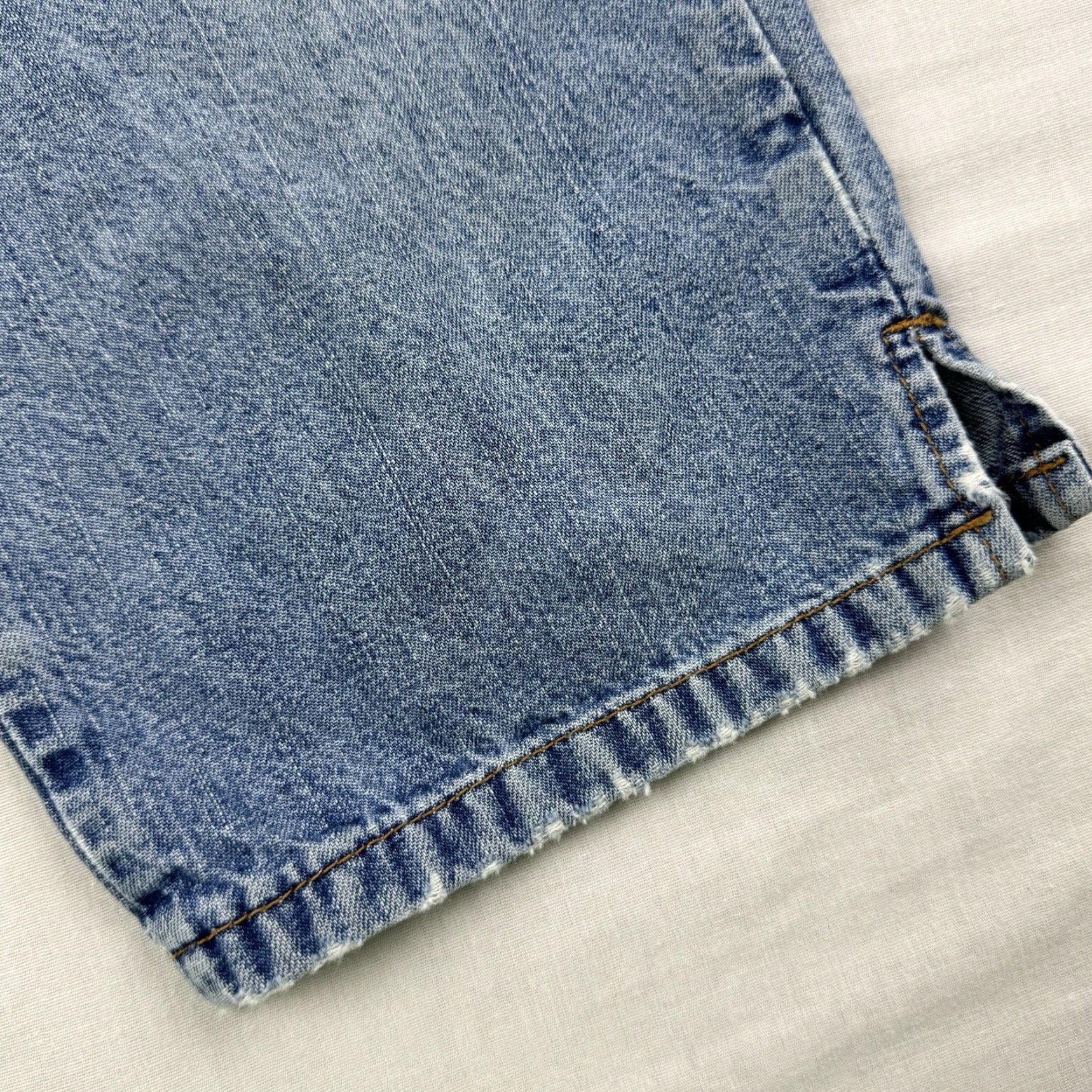 Vintage Vintage Bongo Capri Jeans Womens 9 Blue Y2K Hipster Punk Skater 90s USA Made Size 30" / US 8 / IT 44 - 3 Thumbnail