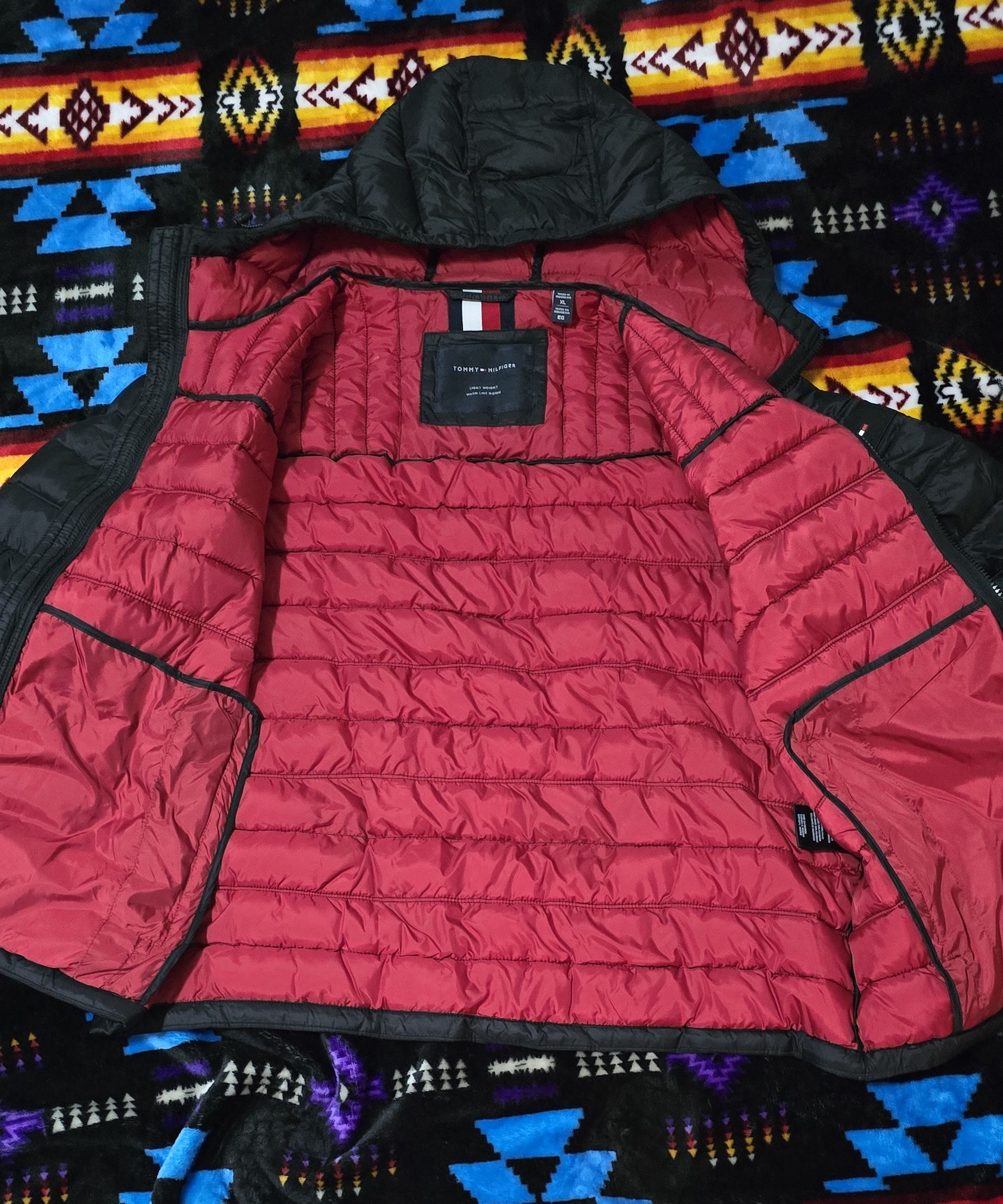 Tommy Hilfiger TH FLEX QUILTED PUFFER HOODED JACKET Size US XL / EU 56 / 4 - 7 Thumbnail
