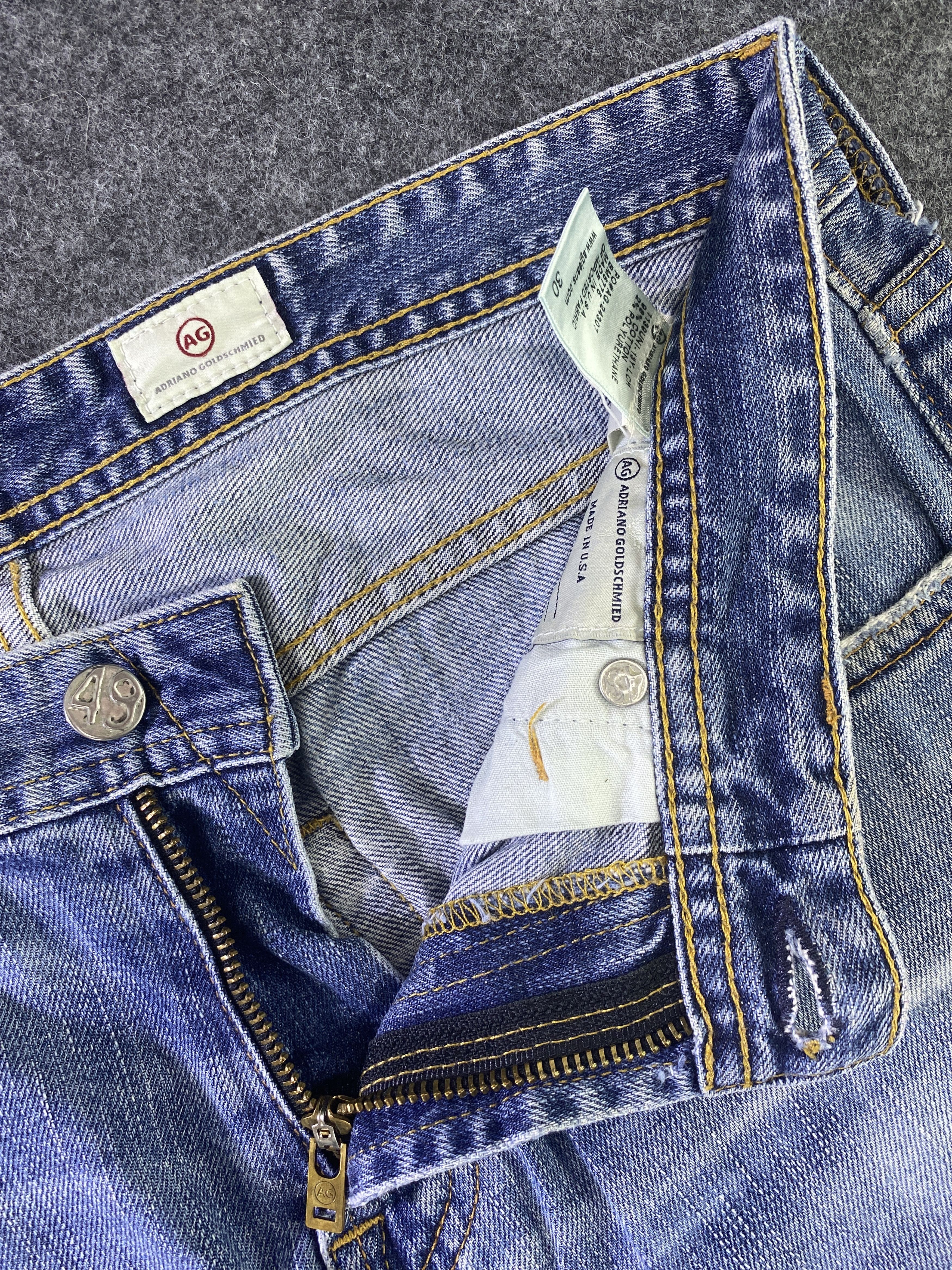 AG Adriano Goldschmied AG Adriano Goldschmied Blue Wash Denim - J941 Size 32" / US 10 / IT 46 - 8 Thumbnail