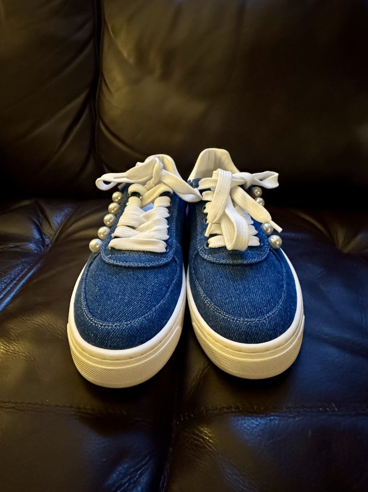 Stuart Weitzman Stuart Weitzman - Courtside Pearl Sneaker Size US 6 / IT 36 - 9 Thumbnail