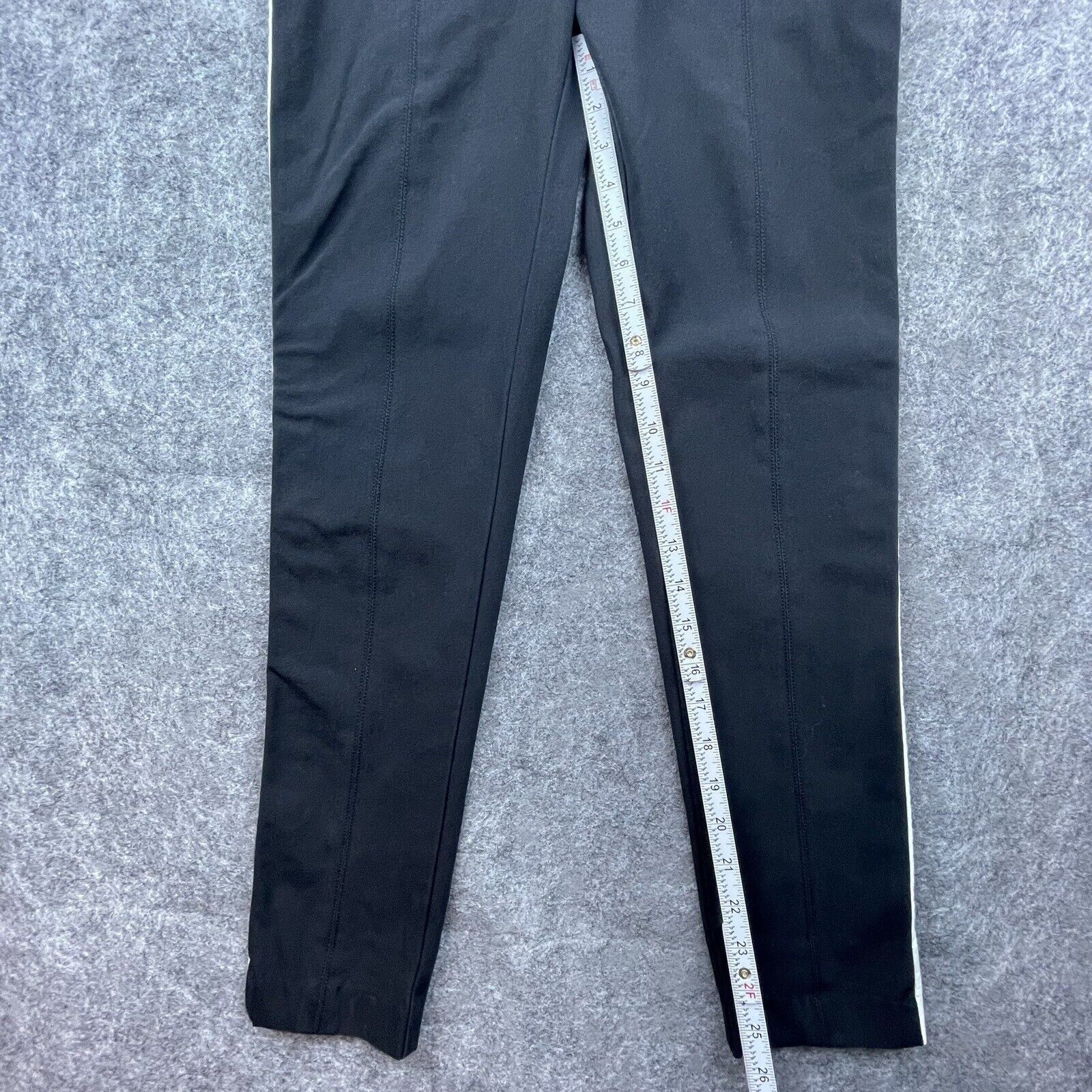 Rag & Bone Rag and Bone Pants Womens 4 Black White Racing Side Stripe Size 27" / US 4 / IT 40 - 3 Thumbnail