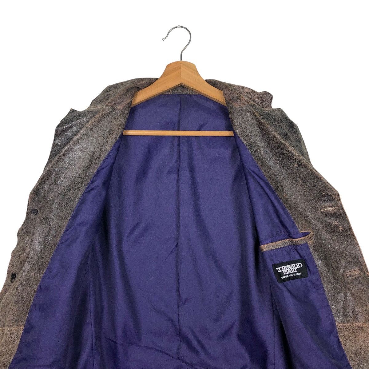Hysteric Glamour 📌Vintage Chore Worker Leather Jacket Button Tornado Mart Size US M / EU 48-50 / 2 - 15 Thumbnail