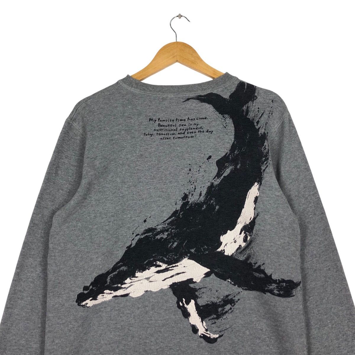 Japanese Brand × Vintage Vintage Whale Graphic Sea Care Sweatshirt 90s #A2 Size US S / EU 44-46 / 1 - 8 Thumbnail