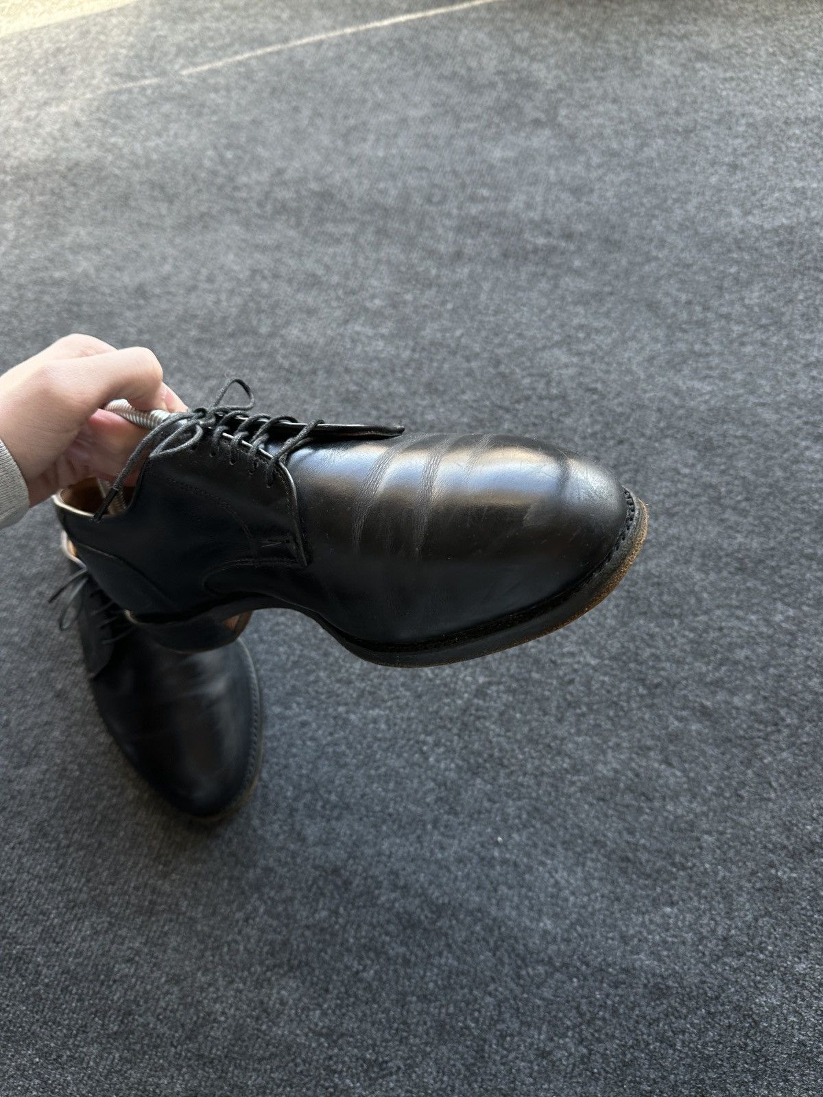 Allen Edmonds LUXURY 🚨 ALLEN EDMONDS VNTG SHOES MEN BLACK LUXURY RARE Size US 9.5 / EU 42-43 - 11 Thumbnail
