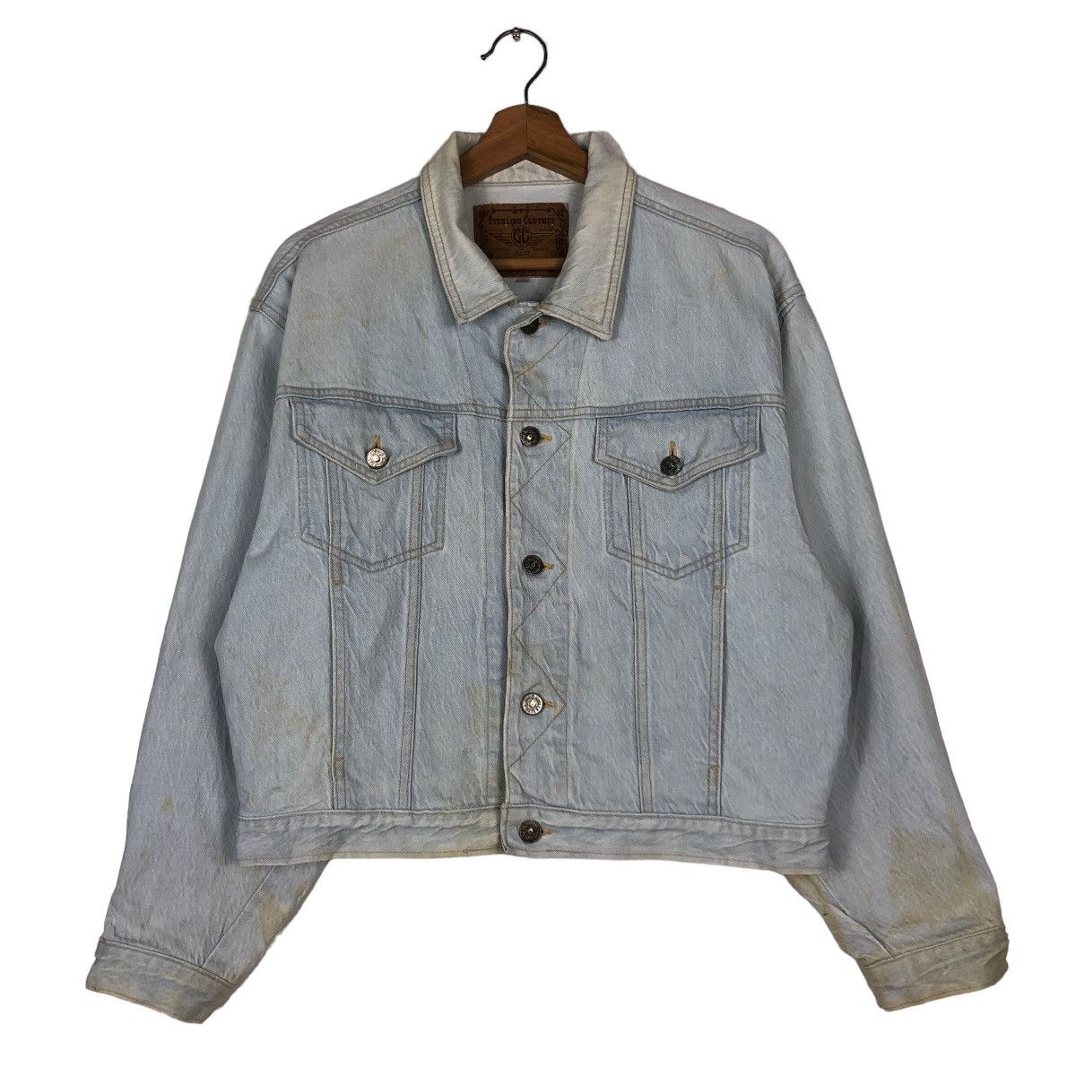 Vintage Vintage Cropped Denim Trucker Jacket Sterling Japan Kapital Size US M / EU 48-50 / 2 - 1 Thumbnail