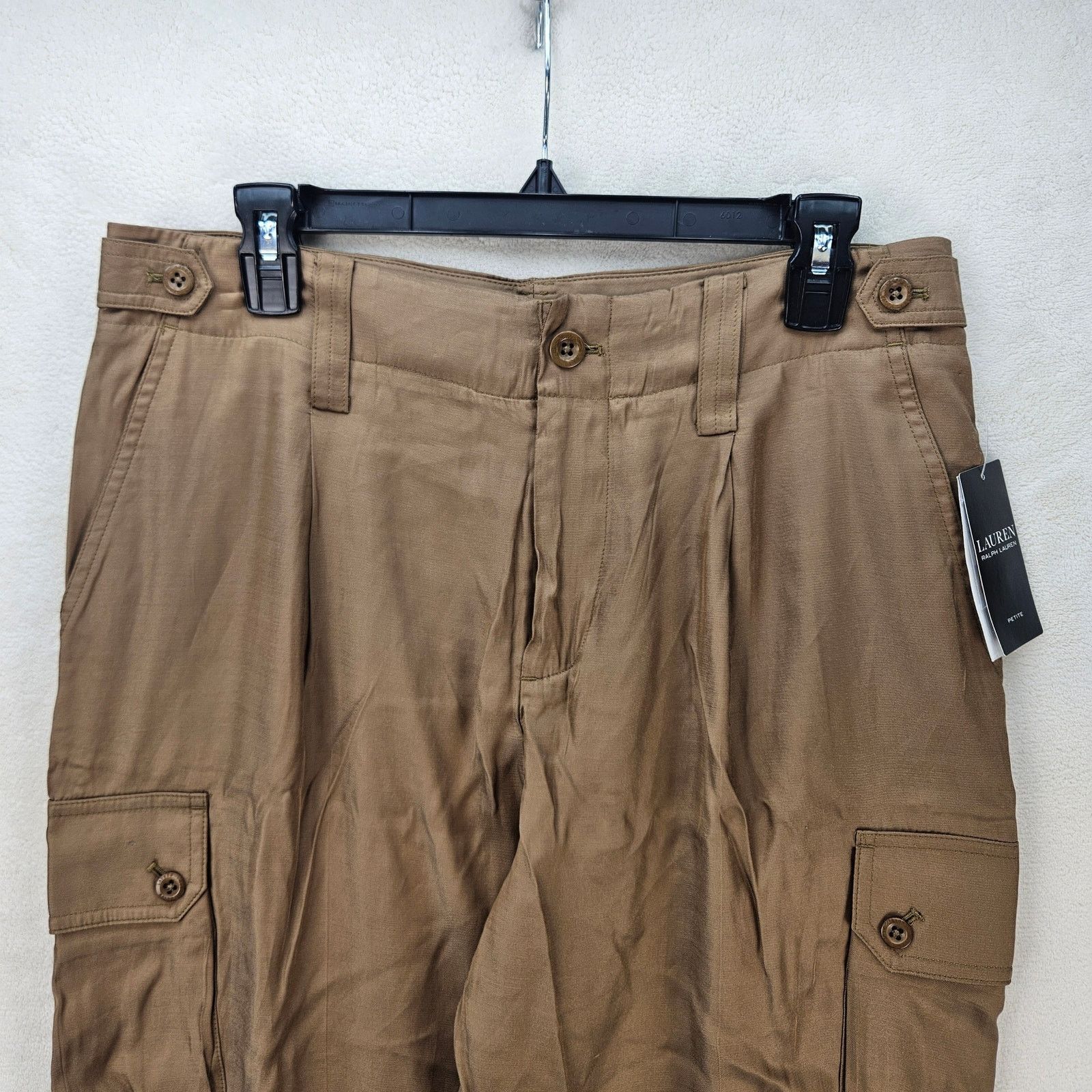 Lauren Ralph Lauren LAUREN RALPH LAUREN PETITE 10 UTILITY CARGO PANTS HONEY TAN Size 32" / US 10 / IT 46 - 2 Thumbnail