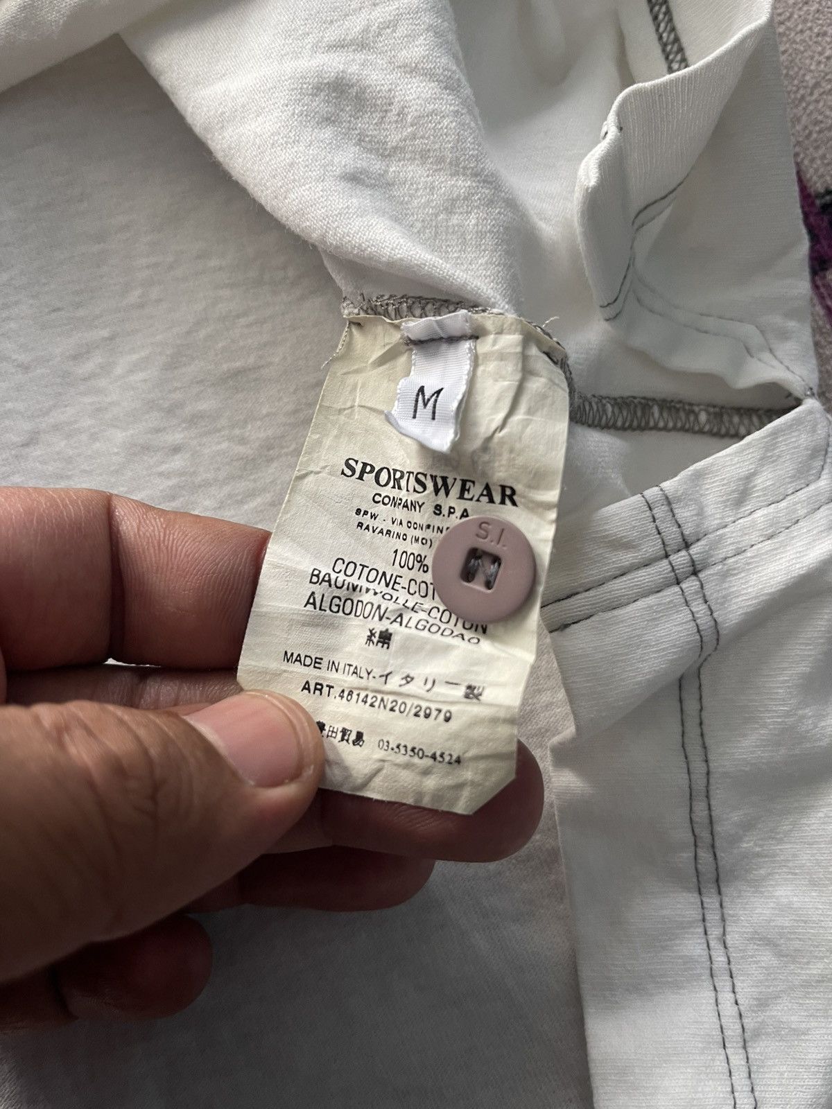 Stone Island VINTAGE STONE ISLAND DENIMS DOUBLE POCKET TEE VERY RARE Size US M / EU 48-50 / 2 - 6 Thumbnail