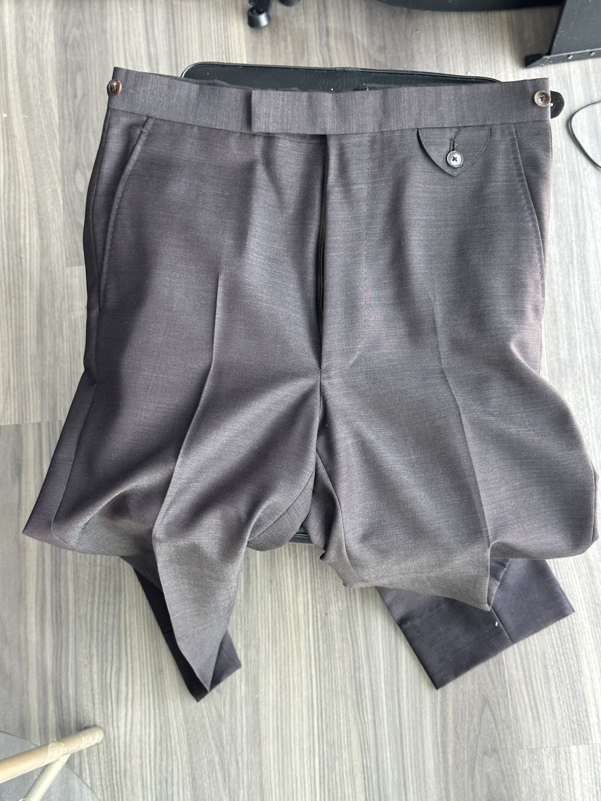 Duchamp London REEVES London (NYC) Bespoke Sample Suit Size 36R - 6 Thumbnail