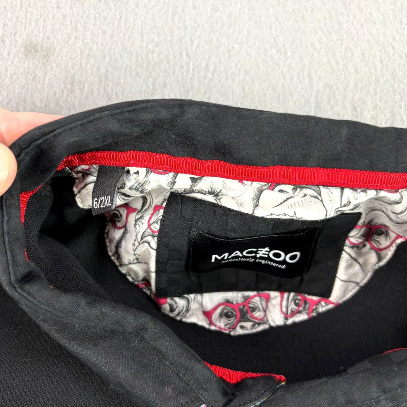 Maceoo Maceoo Polo Shirt Mens 2XL Black Slim Fit Contrast Collar Short Sleeve Shirt Polo Black 2XL Mens Size US XXL / EU 58 / 5 - 4 Thumbnail