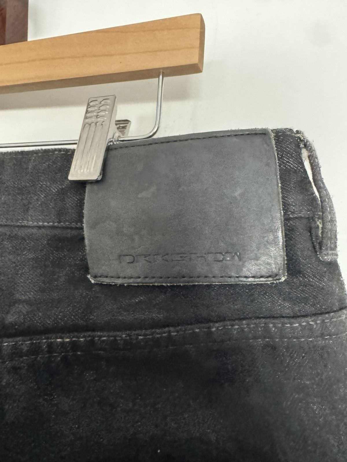 Rick Owens Rick Owens Collapse Cut Selvedge Waxed Denim Size US 33 - 5 Thumbnail