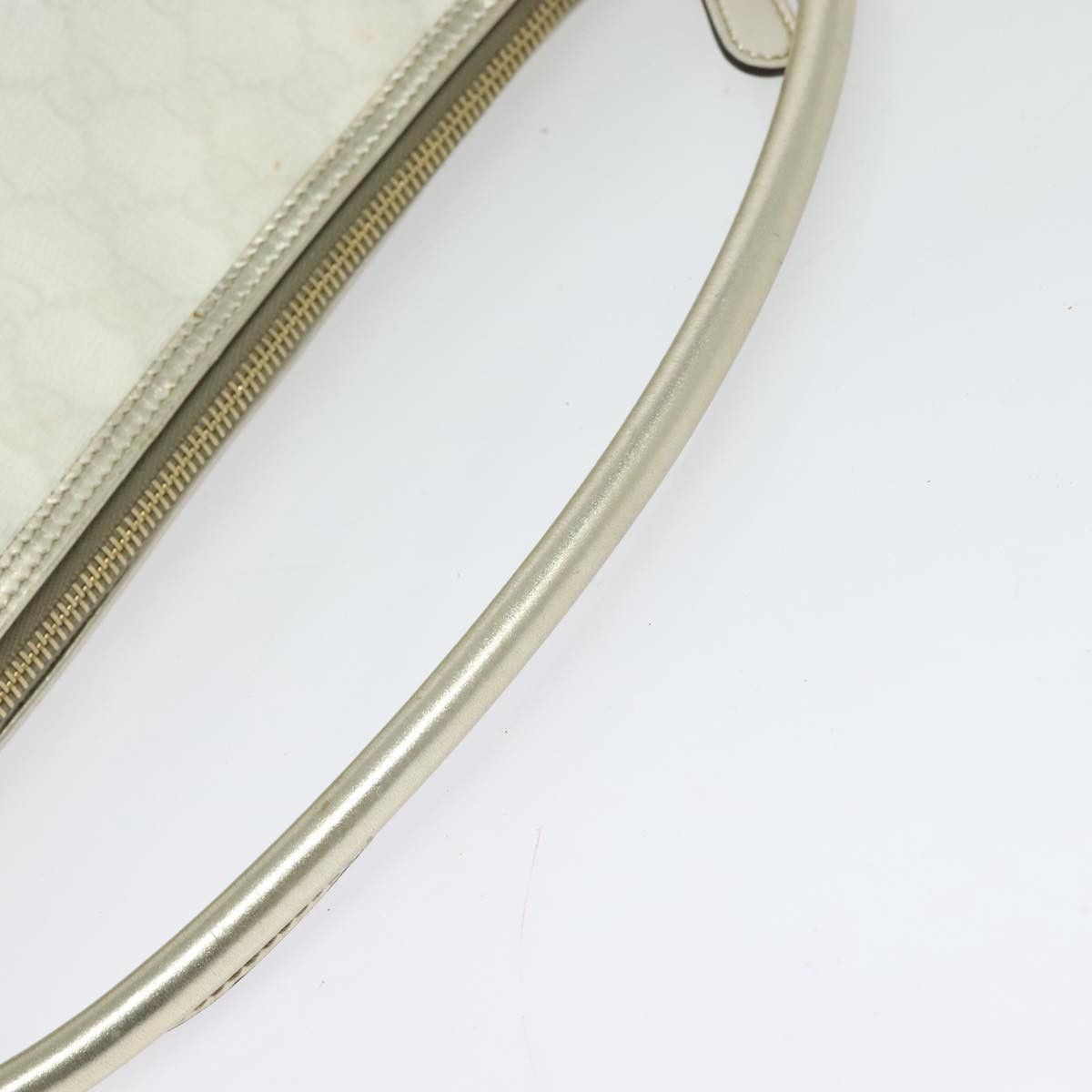 Gucci GUCCI GG Supreme Hand Bag Pvc White Gold Size ONE SIZE - 8 Thumbnail
