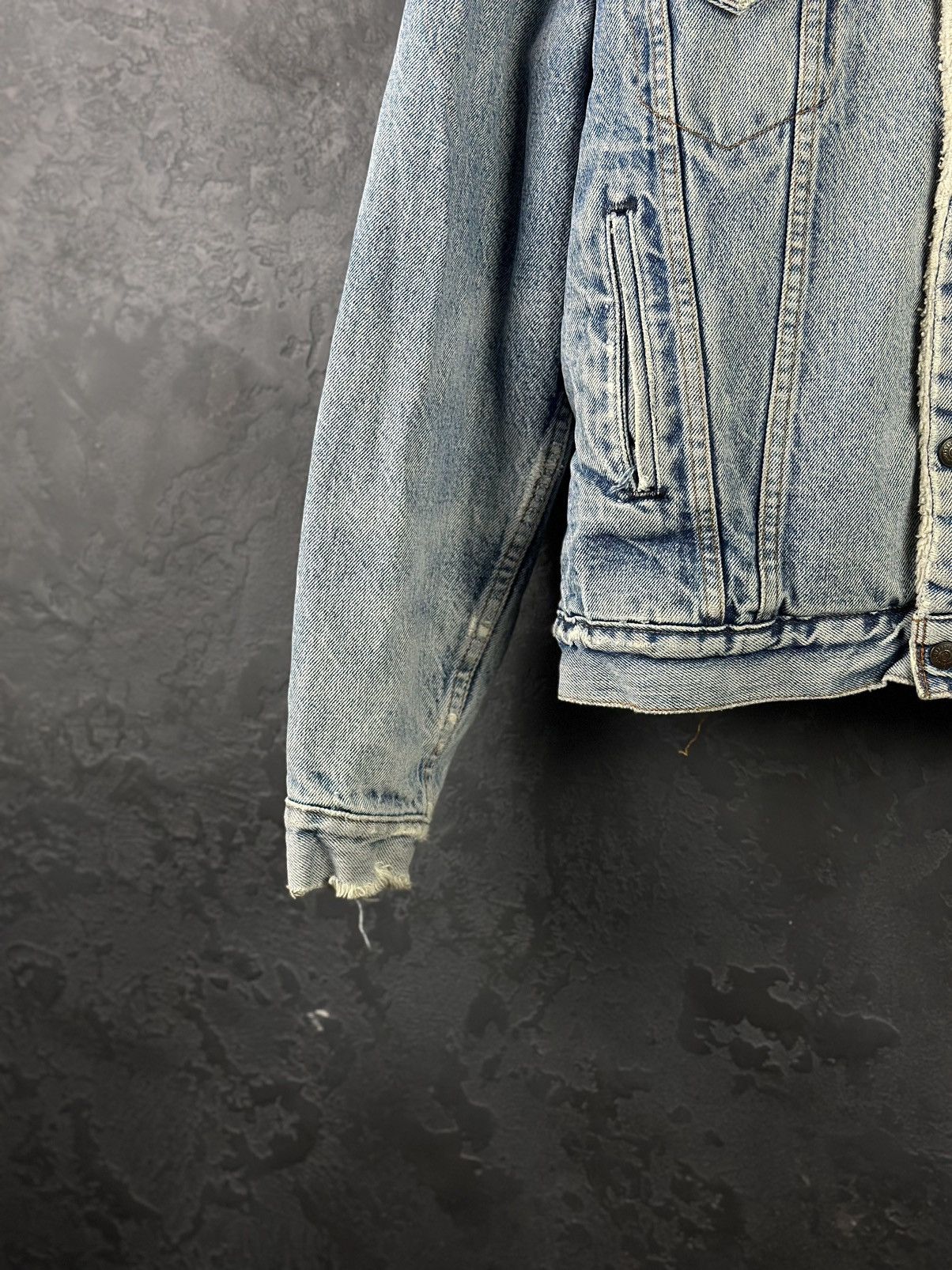 Levi's Vintage Clothing × Vintage Vintage 90s Levi Sherpa Made in USA San Francisco Size US L / EU 52-54 / 3 - 3 Thumbnail
