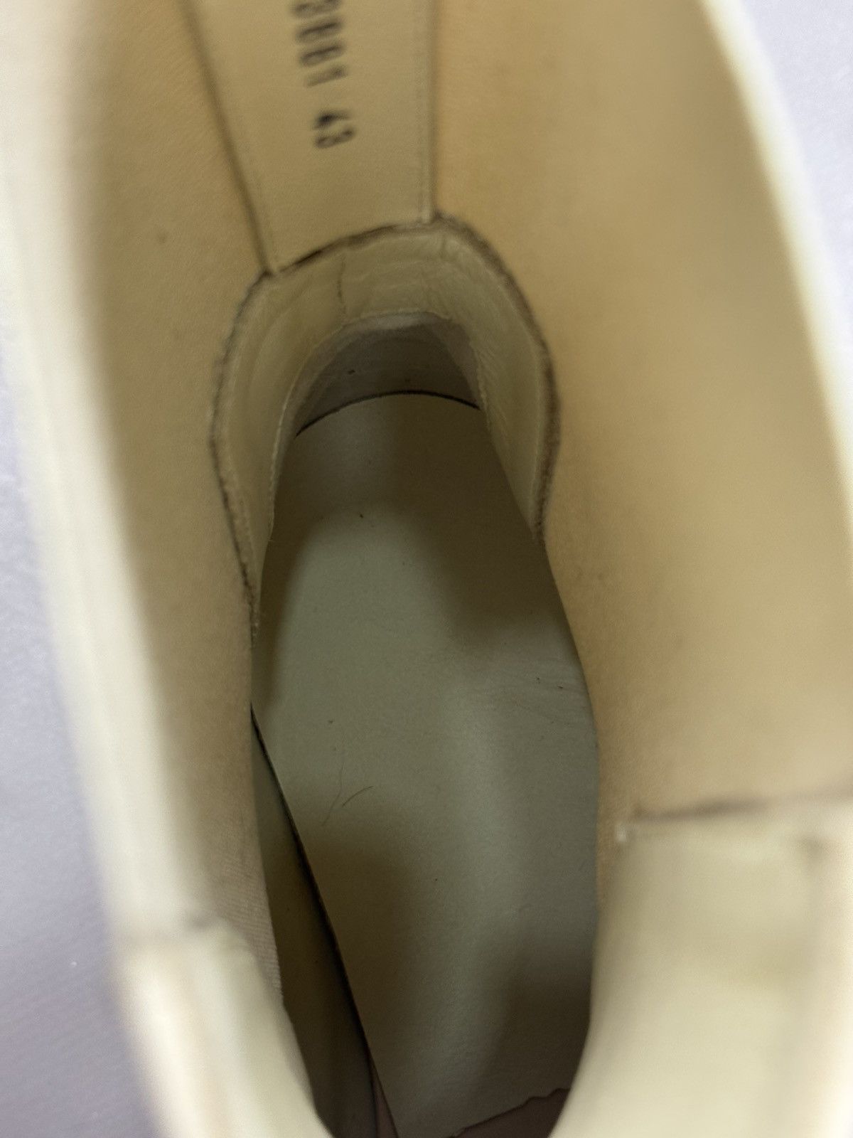 Rick Owens Ss24 Rick Owens Beatle Bozo Tractor Boots(Milk/43) Size US 10 / EU 43 - 13 Thumbnail
