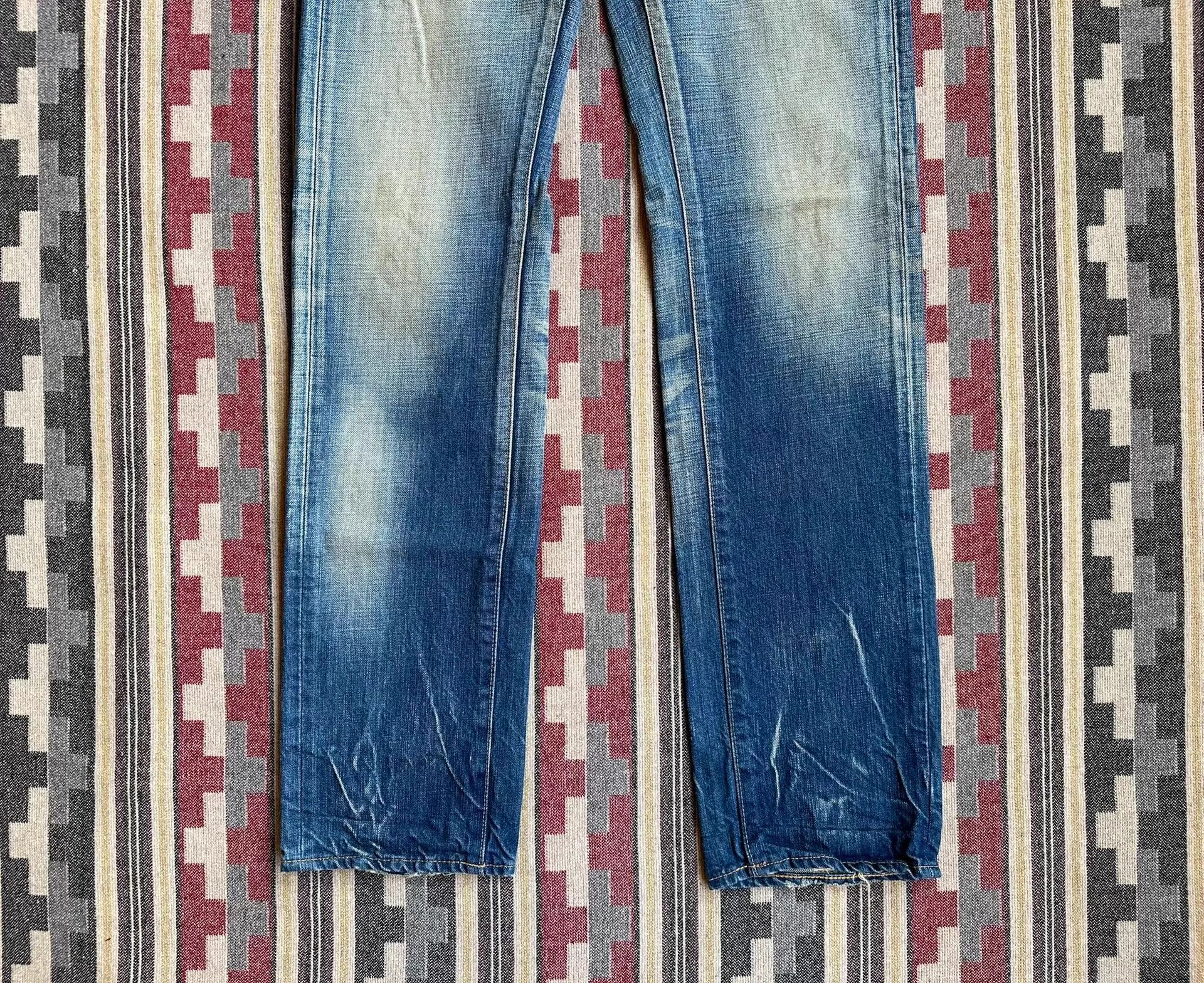 Prps Prps P43P04L vintage heavy wash whisker jeans Japan 29 new Size US 29 - 3 Thumbnail