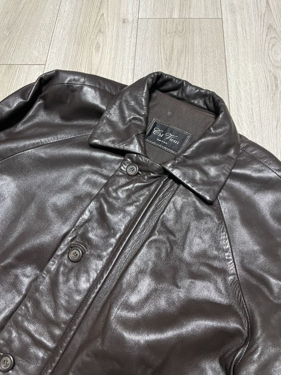 Vera Pelle × Vintage Vintage 90s Italian Vera Pelle Leather Jacket Old Money Euro Size US L / EU 52-54 / 3 - 5 Thumbnail