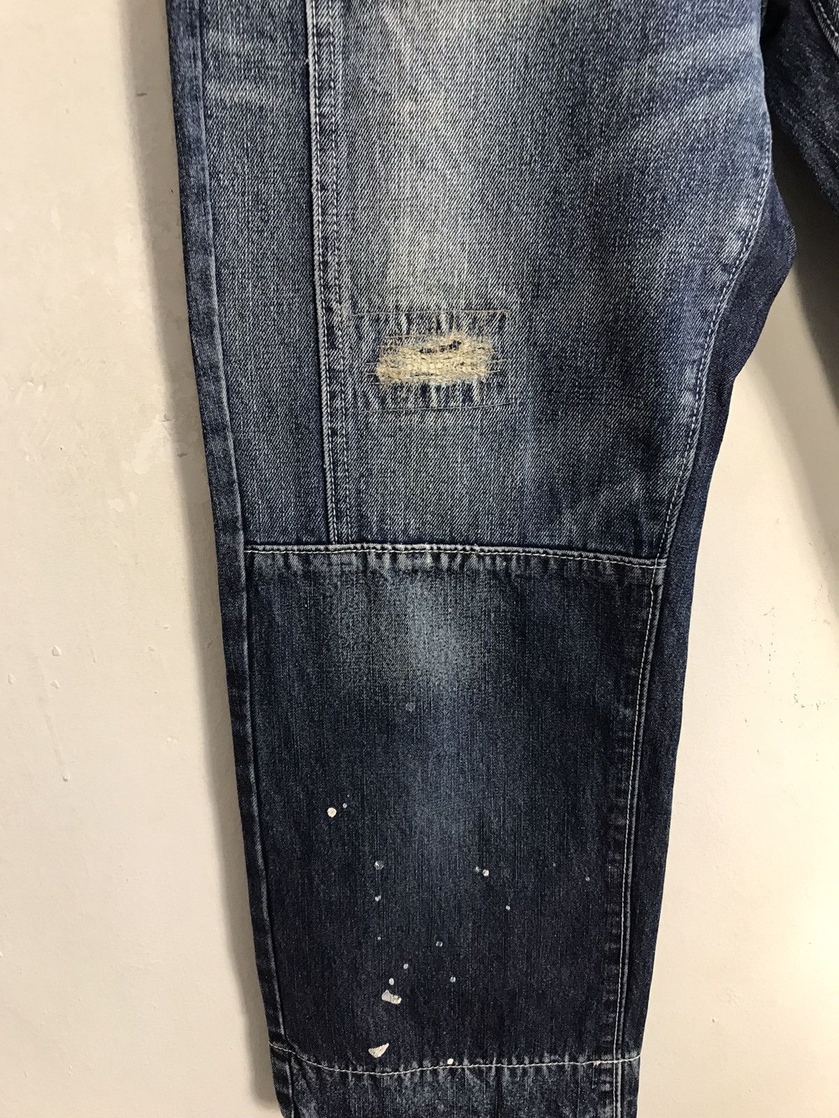 Japanese Brand × Vintage Vintage Cube sugar Buckle Back Distressed Denim Short Size US 30 / EU 46 - 6 Thumbnail