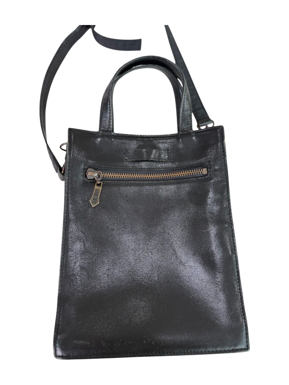 Jean Paul Gaultier RARE Vintage 90s Jean Paul Gaultier Angel Leather 2 Way Bag Size ONE SIZE - 4 Thumbnail