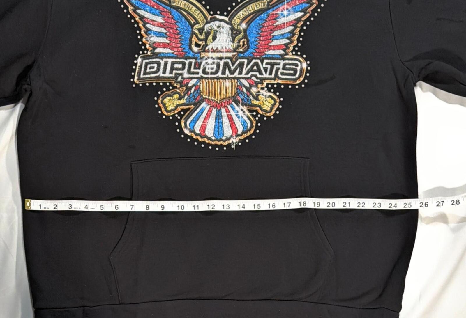 Diplomats Diplomats Blinged Eagle Graphic Hoodie Black XXL - Dipset Size US M / EU 48-50 / 2 - 5 Thumbnail
