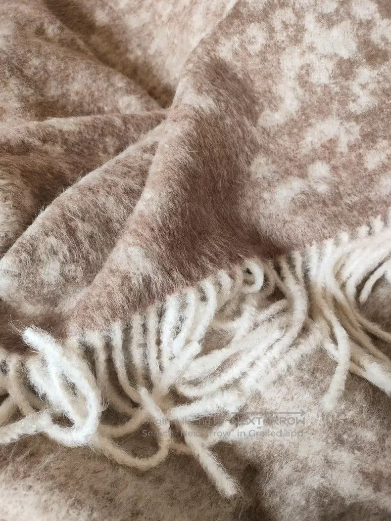 Brunello Cucinelli Brunello Cucinelli size 212*143cm Alpaca and wool thick bla Size ONE SIZE - 6 Thumbnail