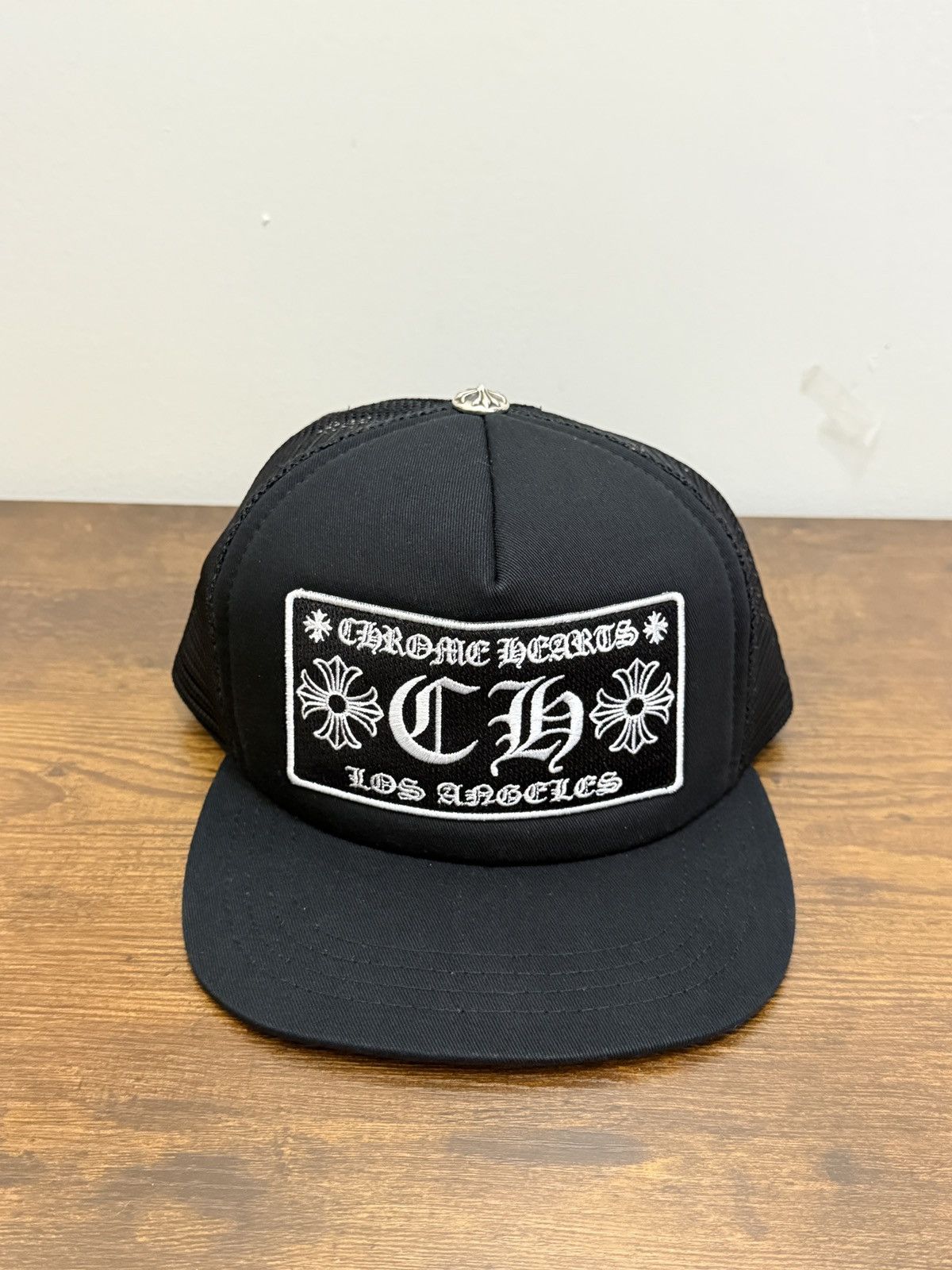 Chrome Hearts Chrome Hearts Trucker Hat CH “ Los Angeles “ Black Size ONE SIZE - 1 Thumbnail