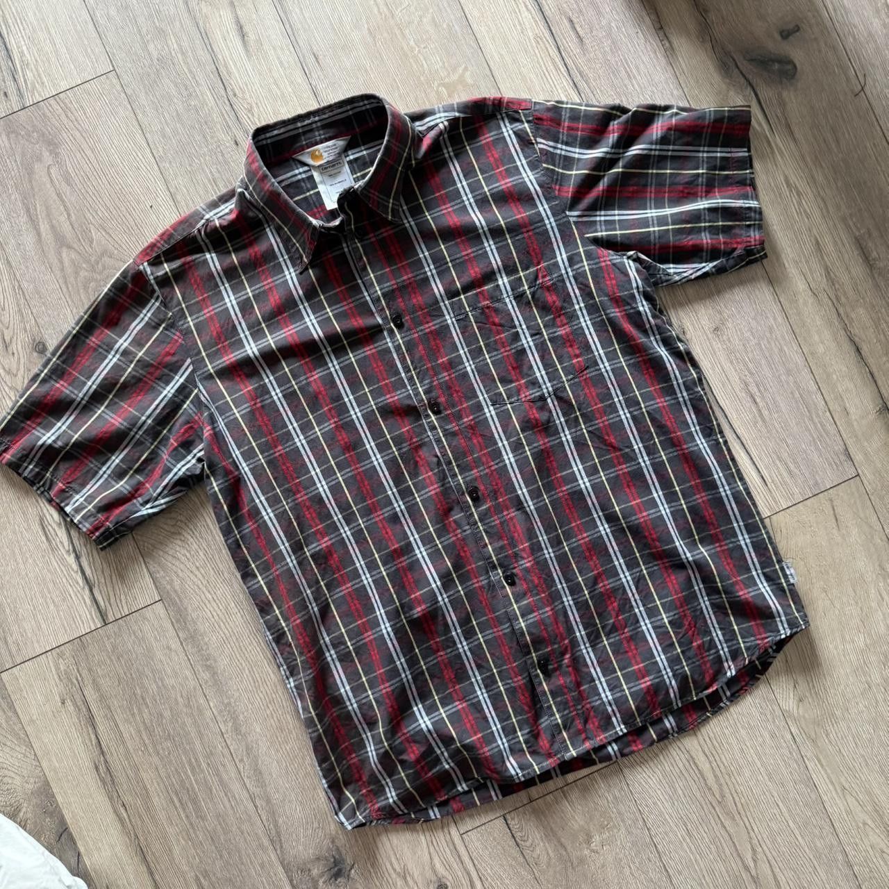 Carhartt Carhartt Logo Button Up Shirt Checkered WIP Size US L / EU 52-54 / 3 - 2 Thumbnail