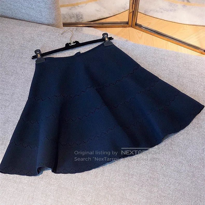 Alaia Alaia Dark blue top + half skirt slimming suit Size XS / US 0-2 / IT 36-38 - 4 Thumbnail