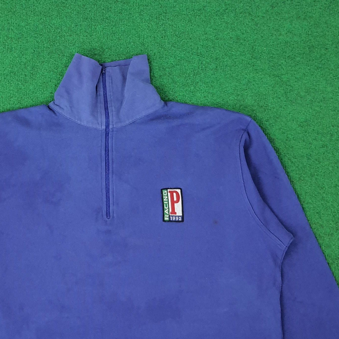 Polo Ralph Lauren Vintage POLO Ralph Lauren Racing Half Zipper C250N21 Size US L / EU 52-54 / 3 - 2 Thumbnail