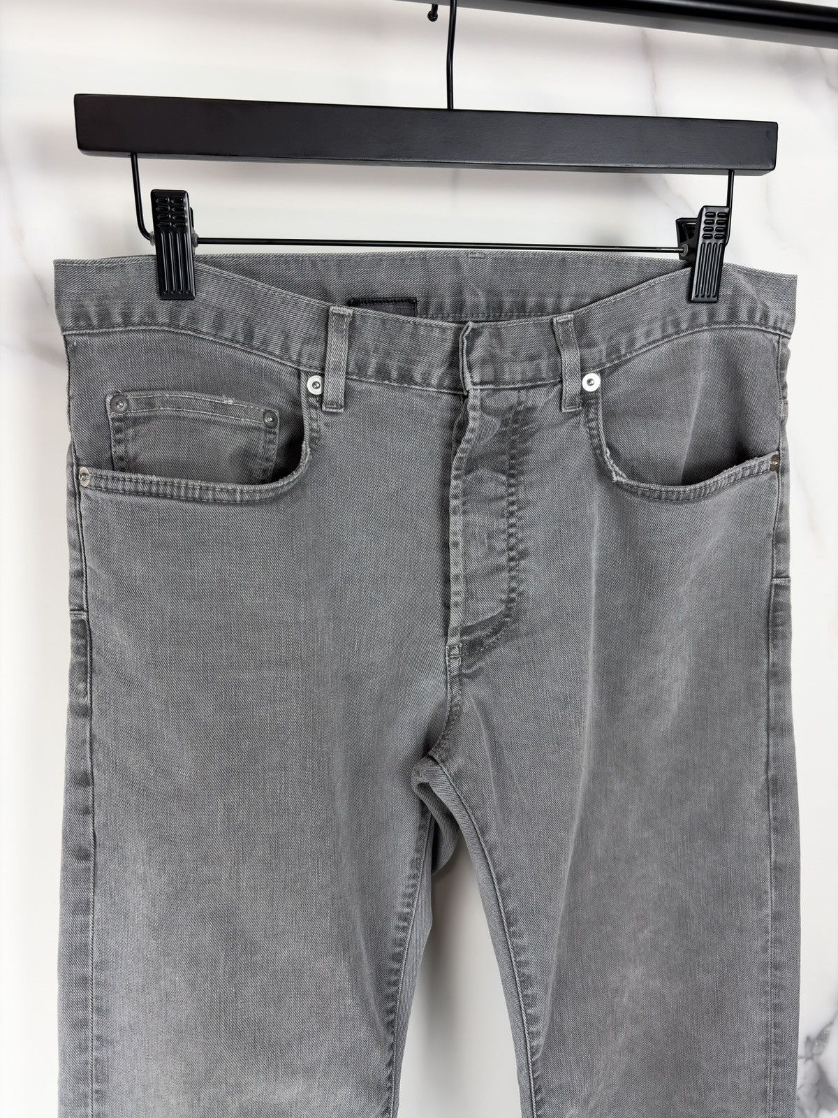 Dior SS11 Dior Homme Faded Distressed Gray Denim Jeans KVA Size US 29 - 2 Thumbnail