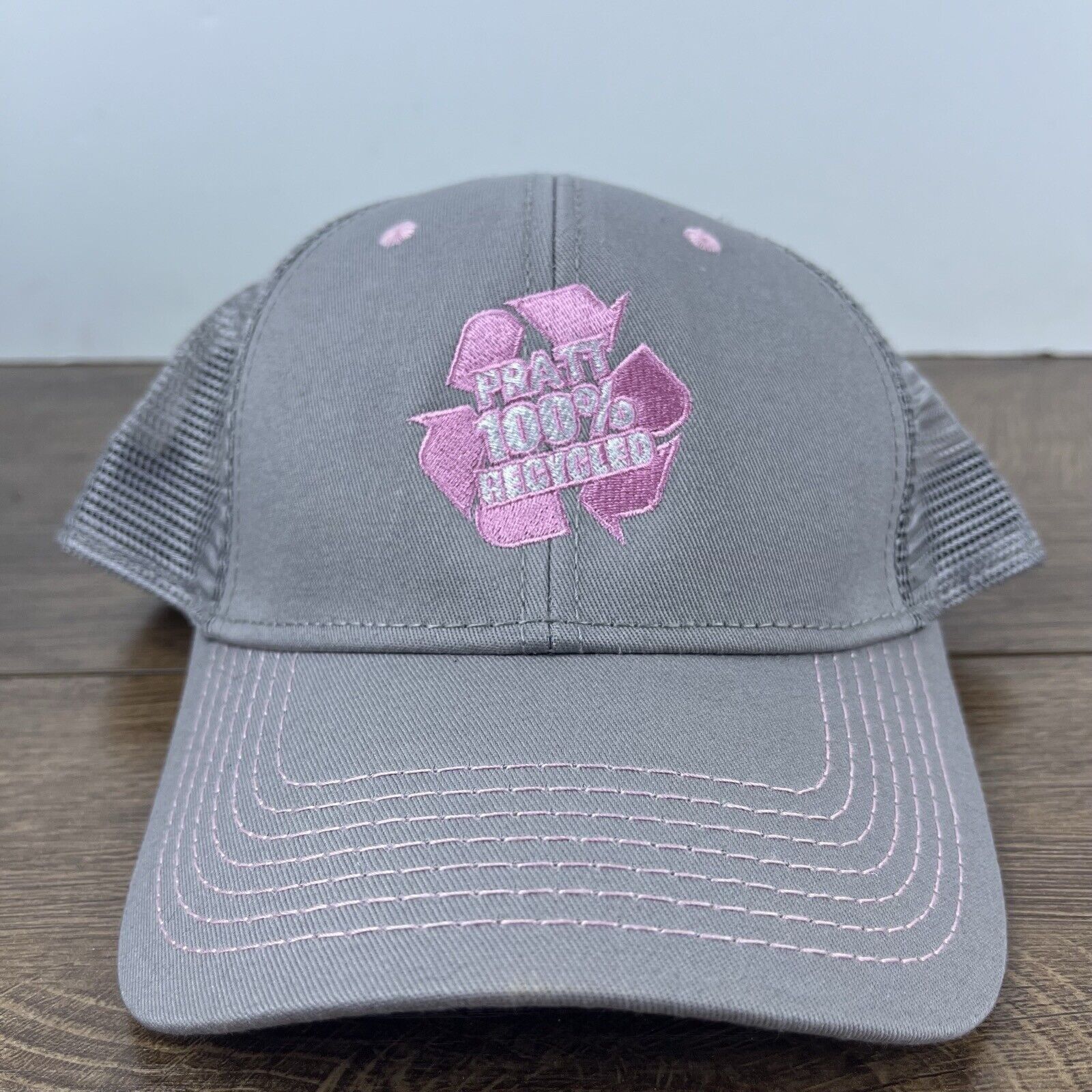 Other Pratt 100% Recycled Hat Gray Hat Adjustable Gray Adult Size Size ONE SIZE - 2 Thumbnail