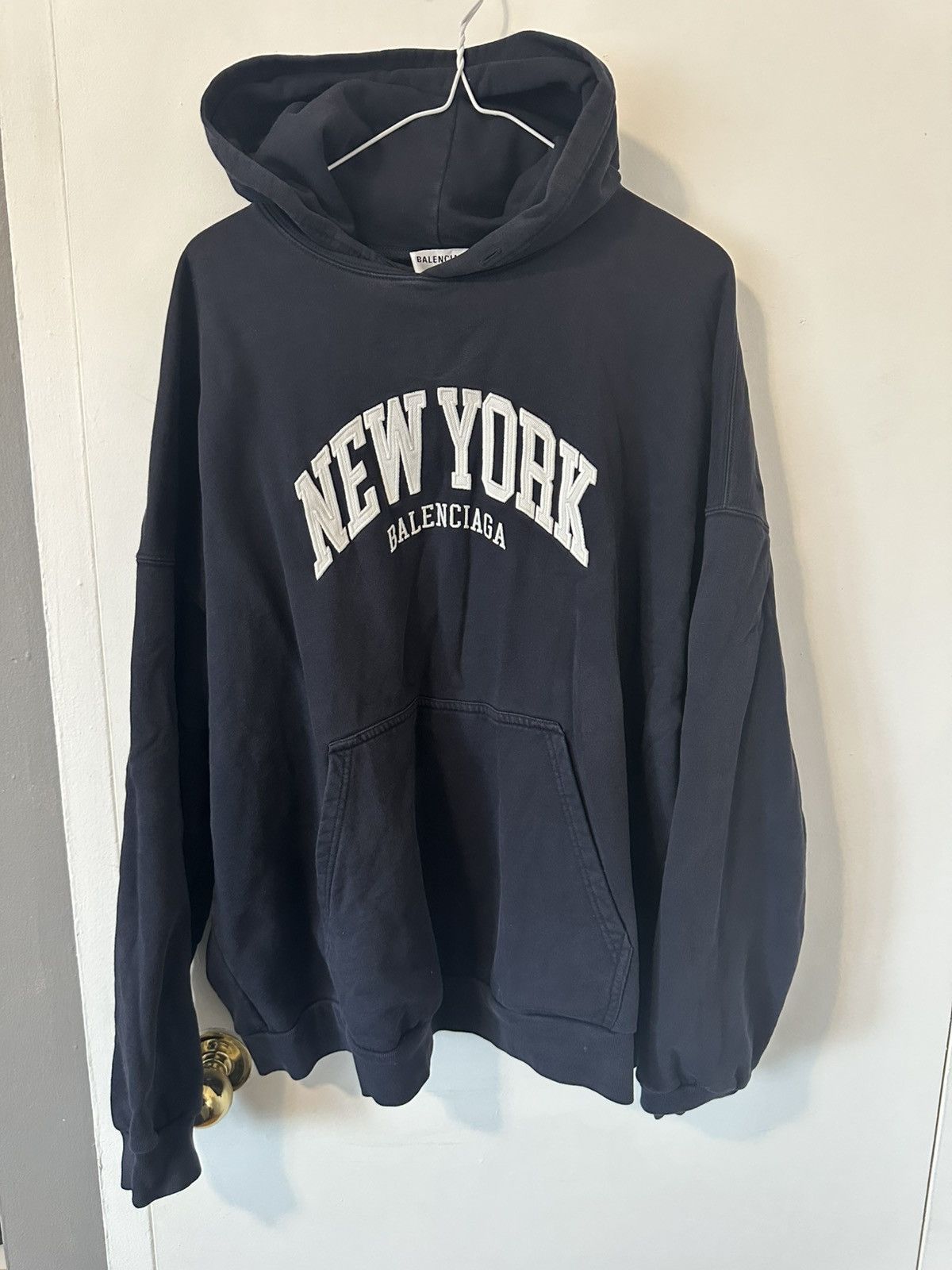 Balenciaga Balenciaga New York College Hoodie Size US M / EU 48-50 / 2 - 1 Thumbnail