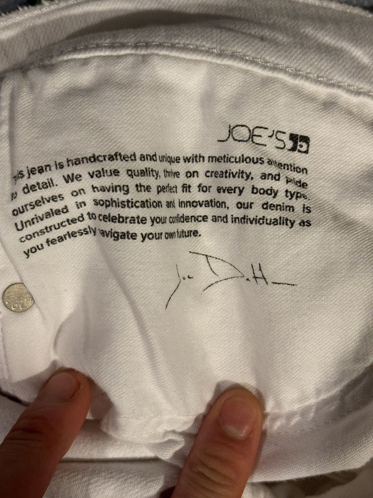Joe's Joe’s white distressed patches denim jeans size 31 Size US 31 - 8 Thumbnail
