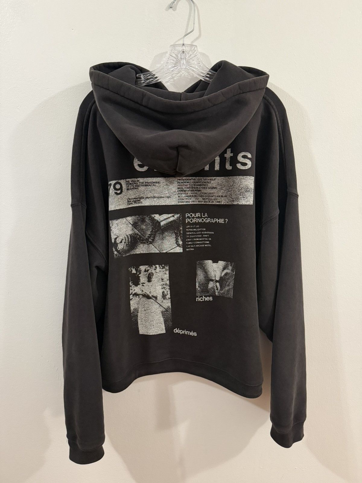 Enfants Riches Deprimes Enfants Riches Déprimés ‘Pour La Pornographie?' Hoodie Size US M / EU 48-50 / 2 - 1 Thumbnail