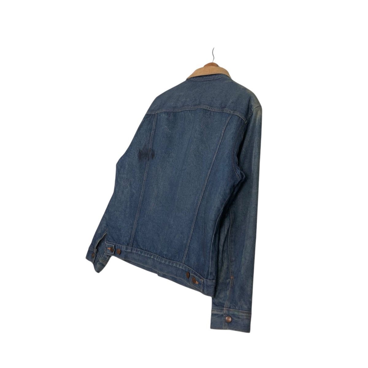 Vintage 🔥VINTAGE TRUCKER DENIM JACKET BLANKET WRANGLER UNION MADE Size US L / EU 52-54 / 3 - 13 Thumbnail