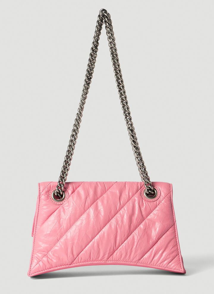 Balenciaga o1bcso1str0924 Size: OS / Crush Small Chain Bag Quilted Pink Size ONE SIZE - 6 Thumbnail