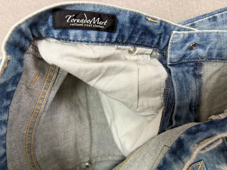 Yohji Yamamoto Vintage Style Light Wash Flare Jeans-2506 Size 30" / US 8 / IT 44 - 5 Thumbnail