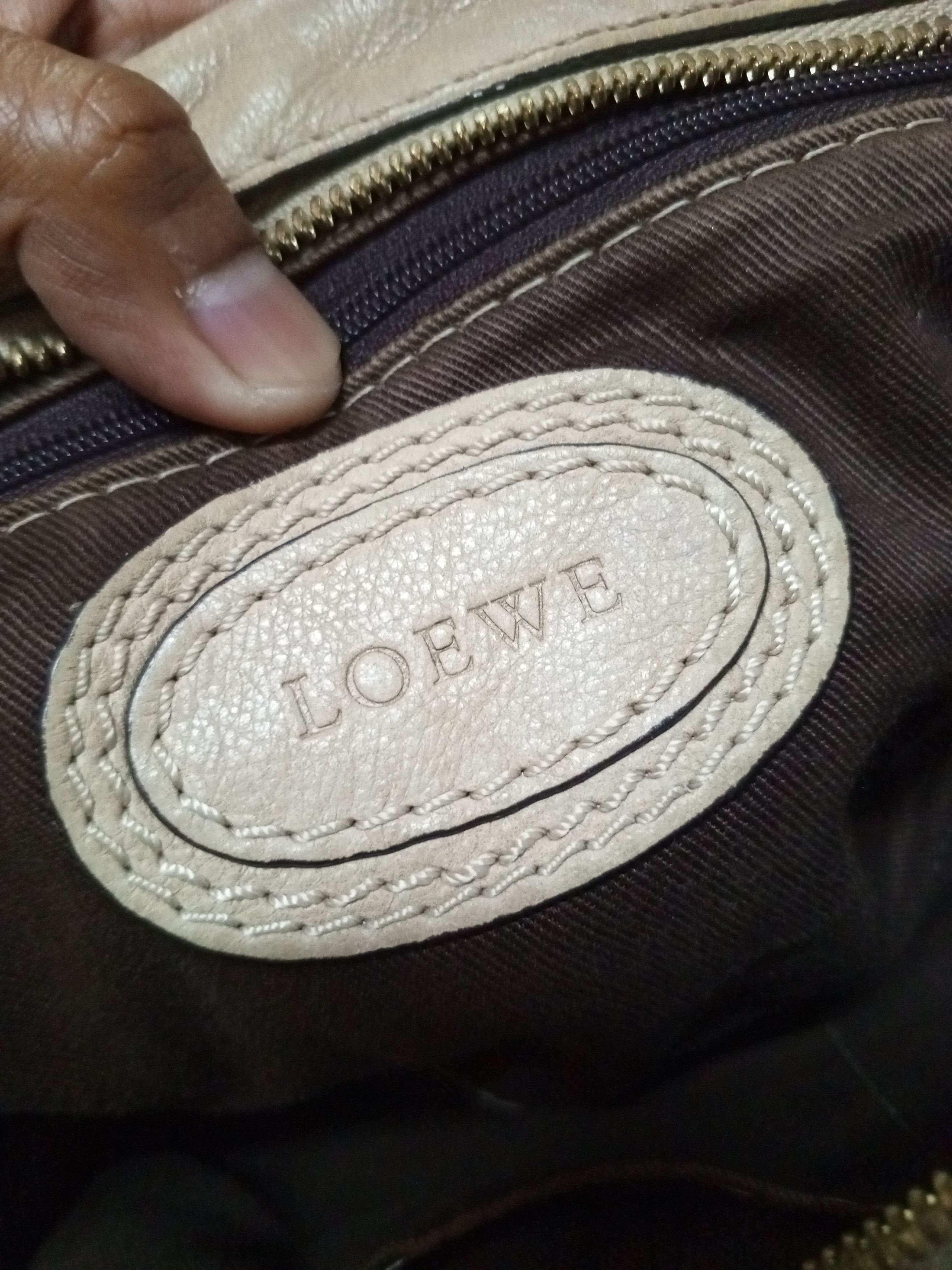 Loewe LOEWE 340712 BEIGE LEATHER HANDLE BAGS Size ONE SIZE - 14 Thumbnail