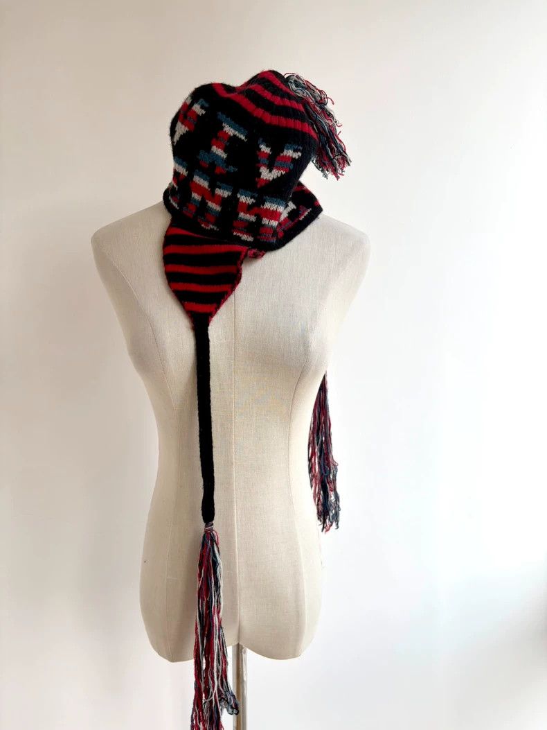 Vivienne Westwood A dark red striped letter 