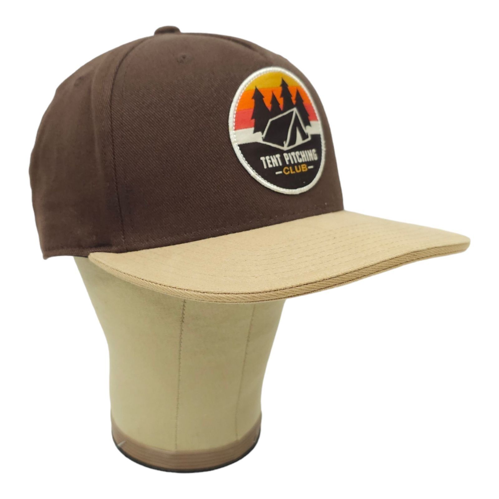 Other Tent Pitching Club Patch Snapback Cap Trucker Baseball Hat Size ONE SIZE - 3 Thumbnail