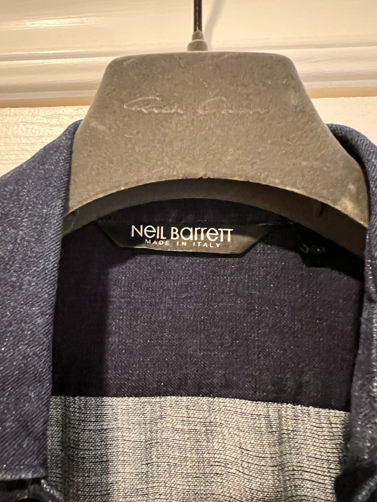 Neil Barrett Neil Barrett Blue Thunderbolt Shirt Size US M / EU 48-50 / 2 - 8 Thumbnail