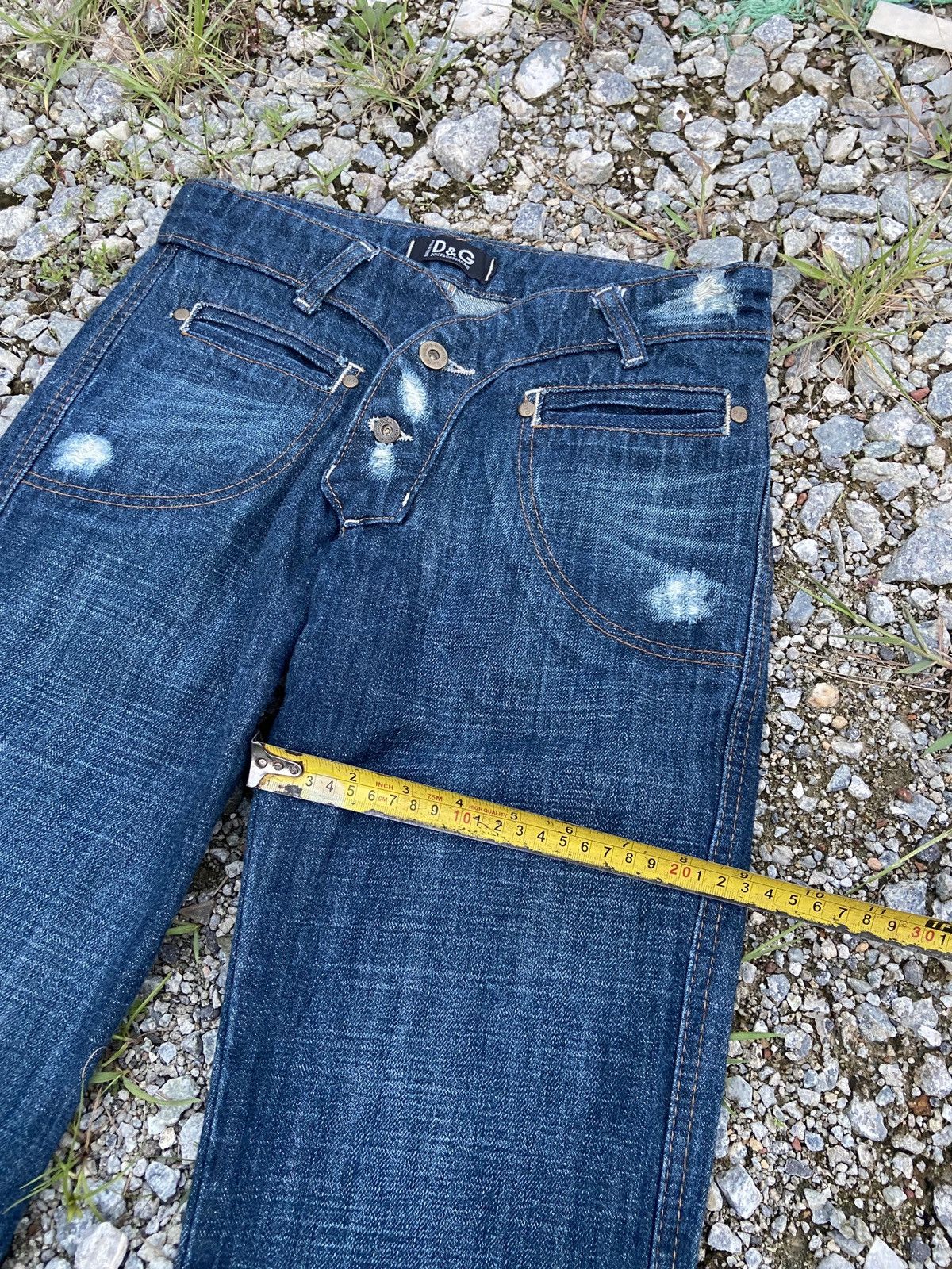 Dolce & Gabbana × Vintage Flare Dolce Gabbana Denim Size US 28 / EU 44 - 5 Thumbnail