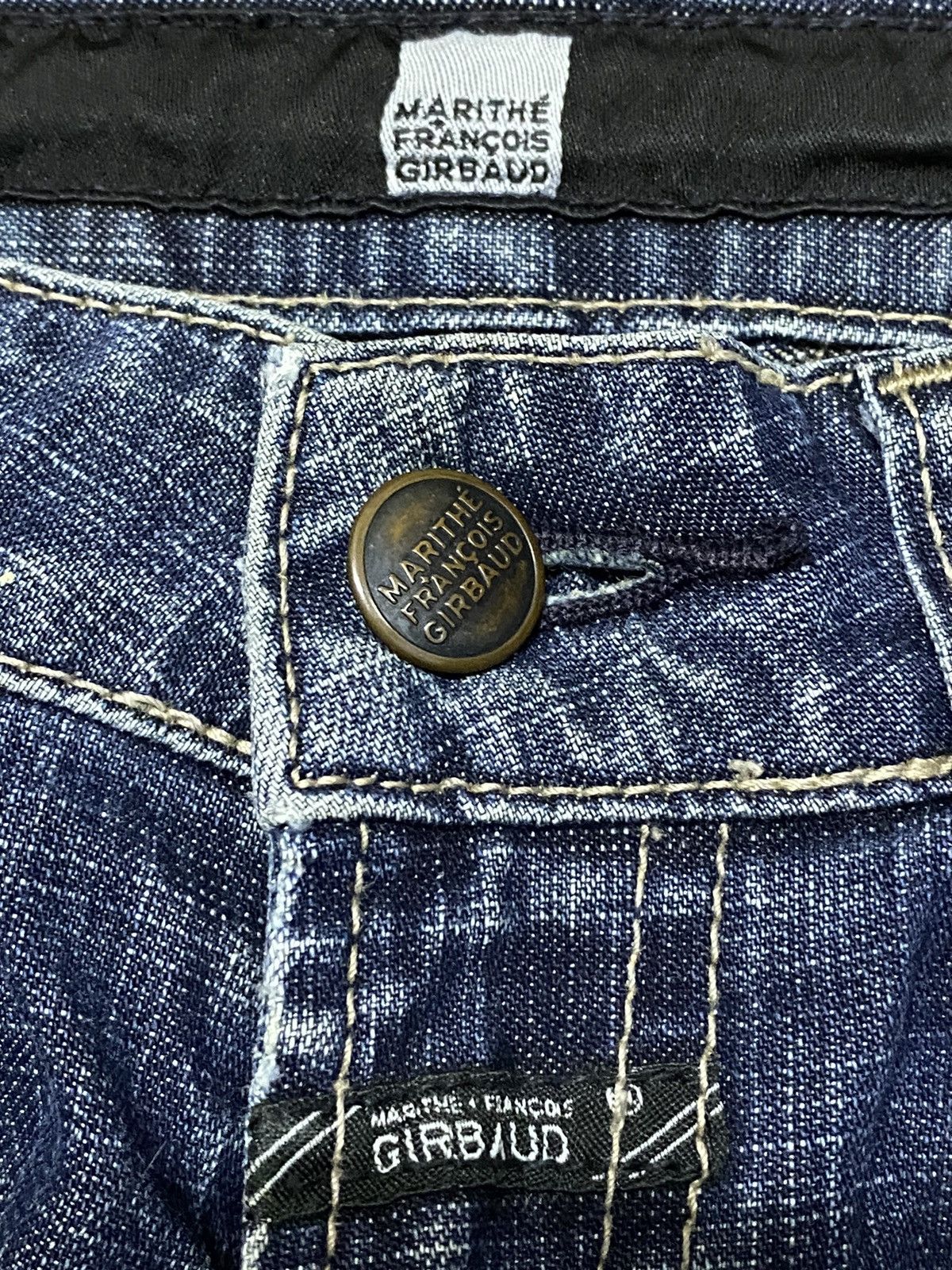 CLOSED × Marithe + Francois Girbaud Vintage Marithe Francois Girbaud Flare Distressed Jeans Size US 28 / EU 44 - 7 Thumbnail