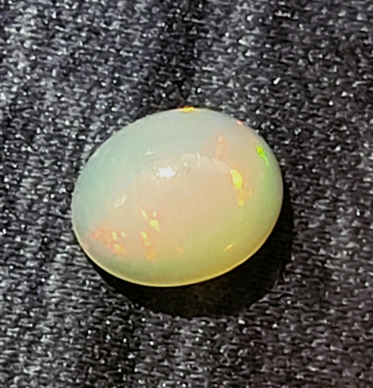 Certified Natural Opal 1.83cts Cabochon Fire Brilliant Color