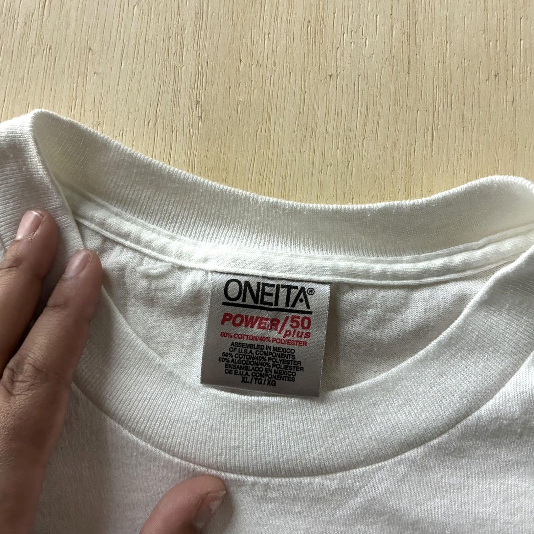 Vintage VINTAGE Oneita Shirt Mens XL White Seashell Seahorse Starfish Ocean Tee T-Shirt Size US XL / EU 56 / 4 - 4 Thumbnail